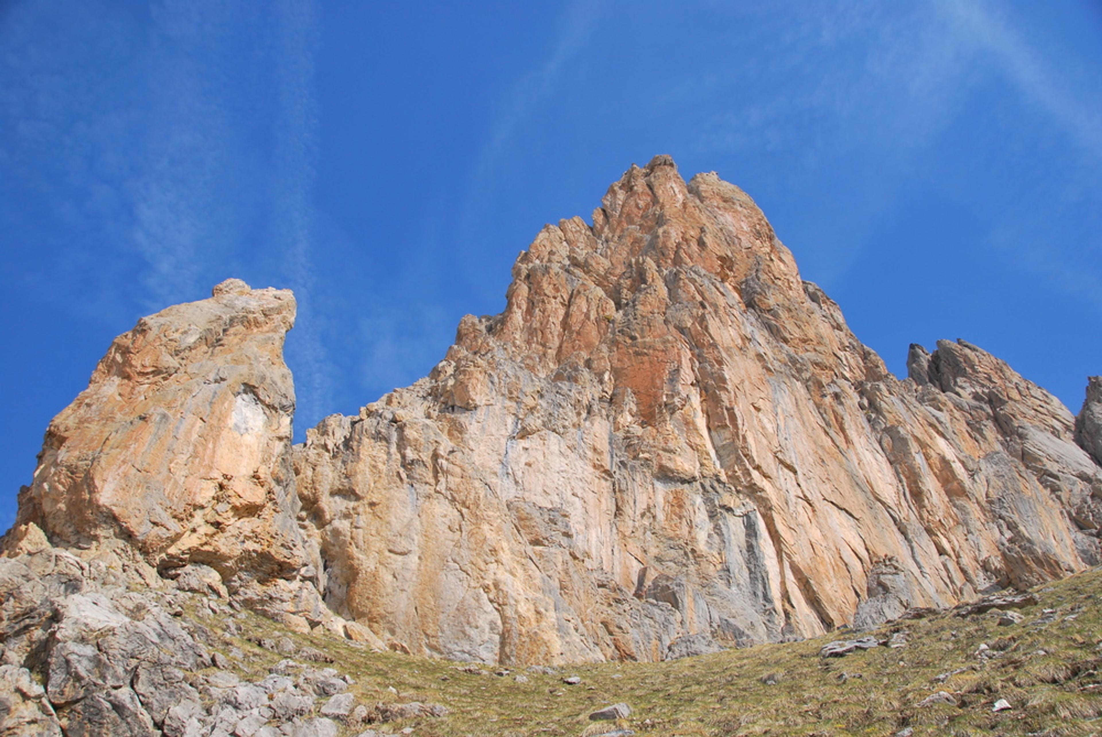 Arête Sud Tête de Gaulent - C'est au pied du mur...