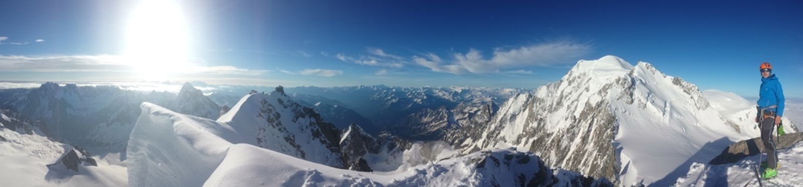 Mont-Blanc du Tacul - Ski - Panoramique
