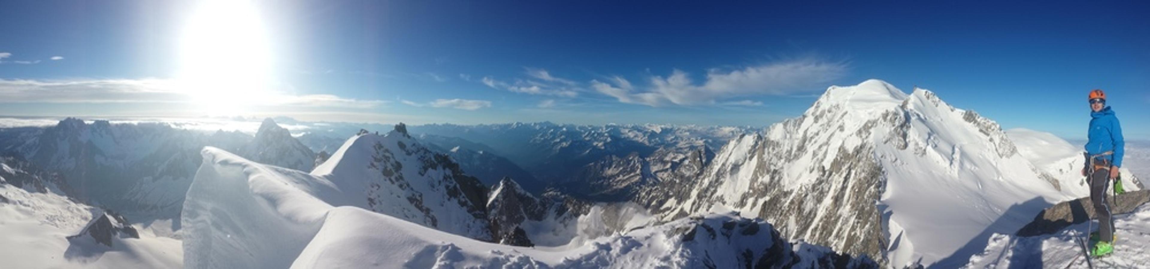 Mont-Blanc du Tacul - Ski - Panoramique