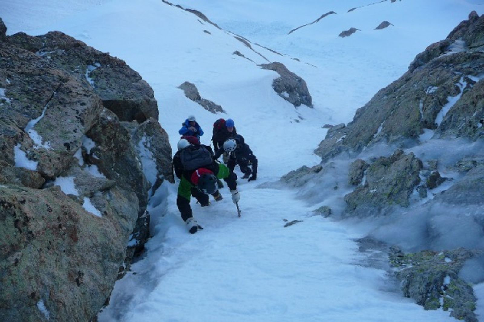 Pic d'Arsine - Petit couloir en neige
