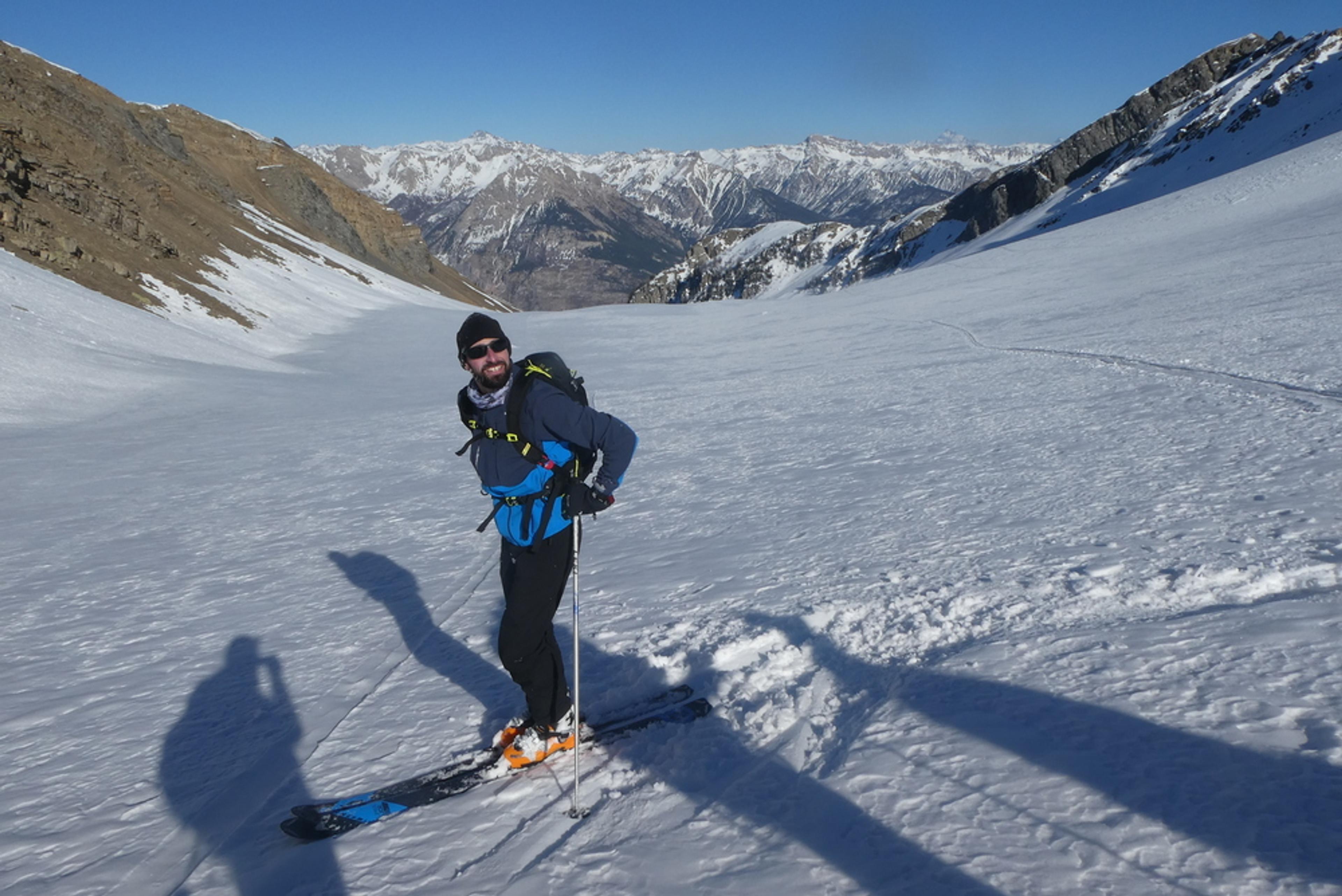 Raid ski randonnée Cerces - Romain dit le "cutter"!