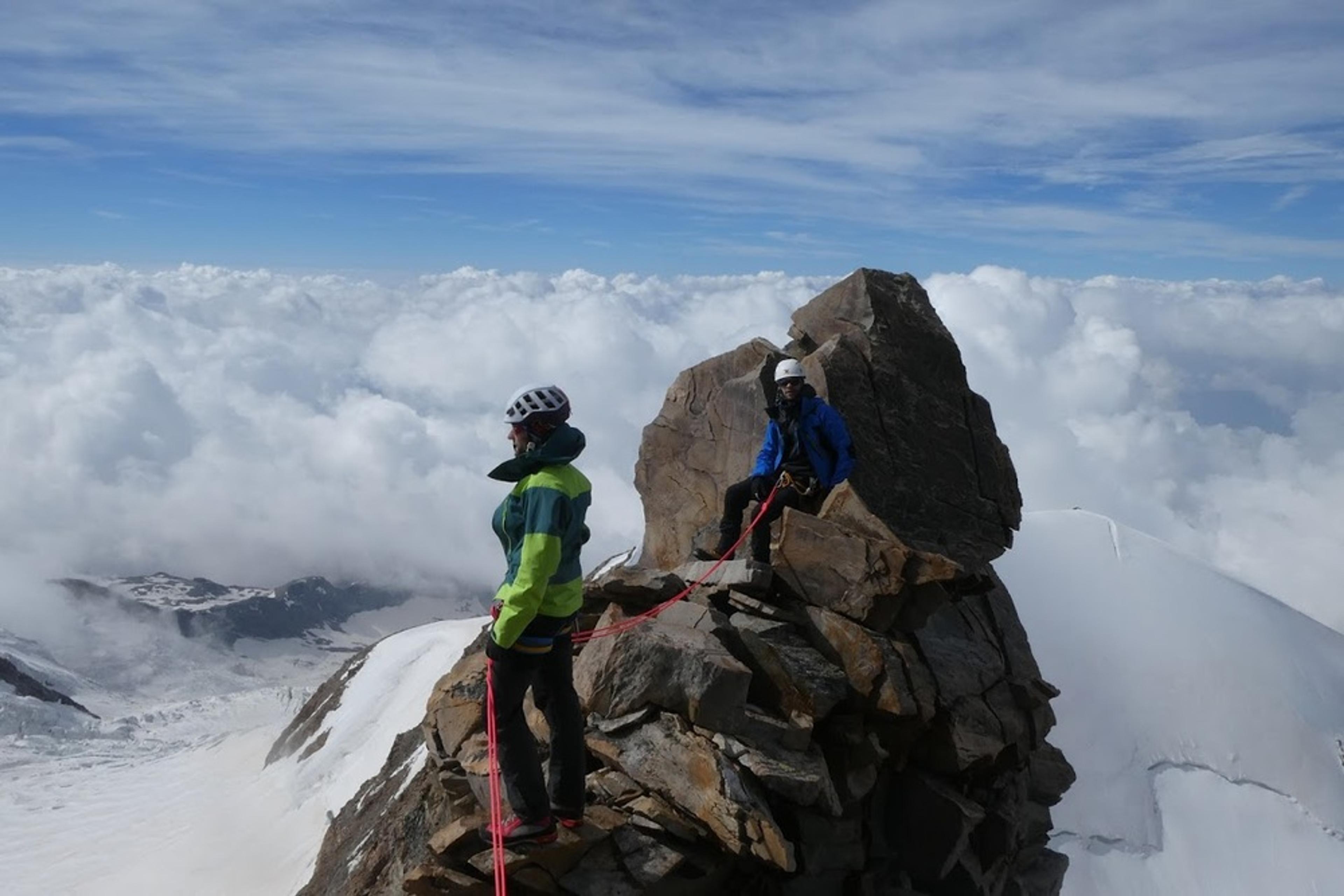 L'arête du Lyskamm oriental