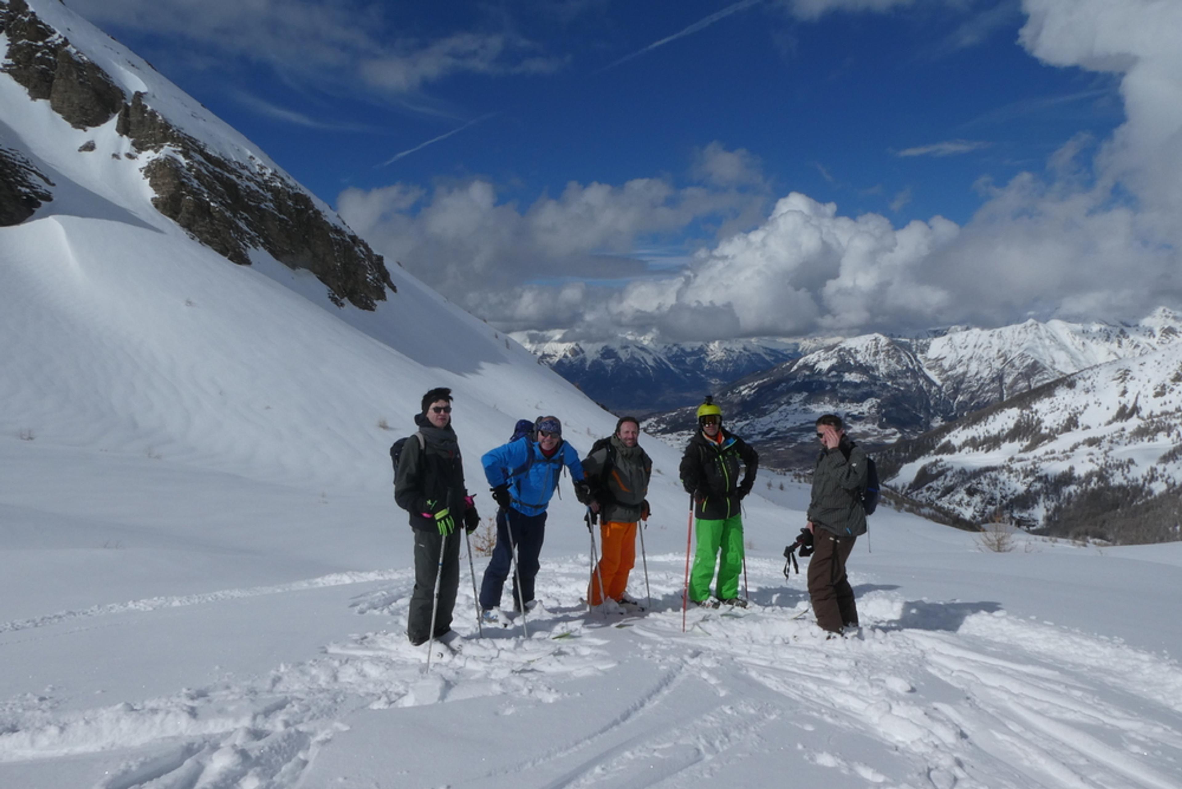 Ski randonnée les Orres - L'équipe