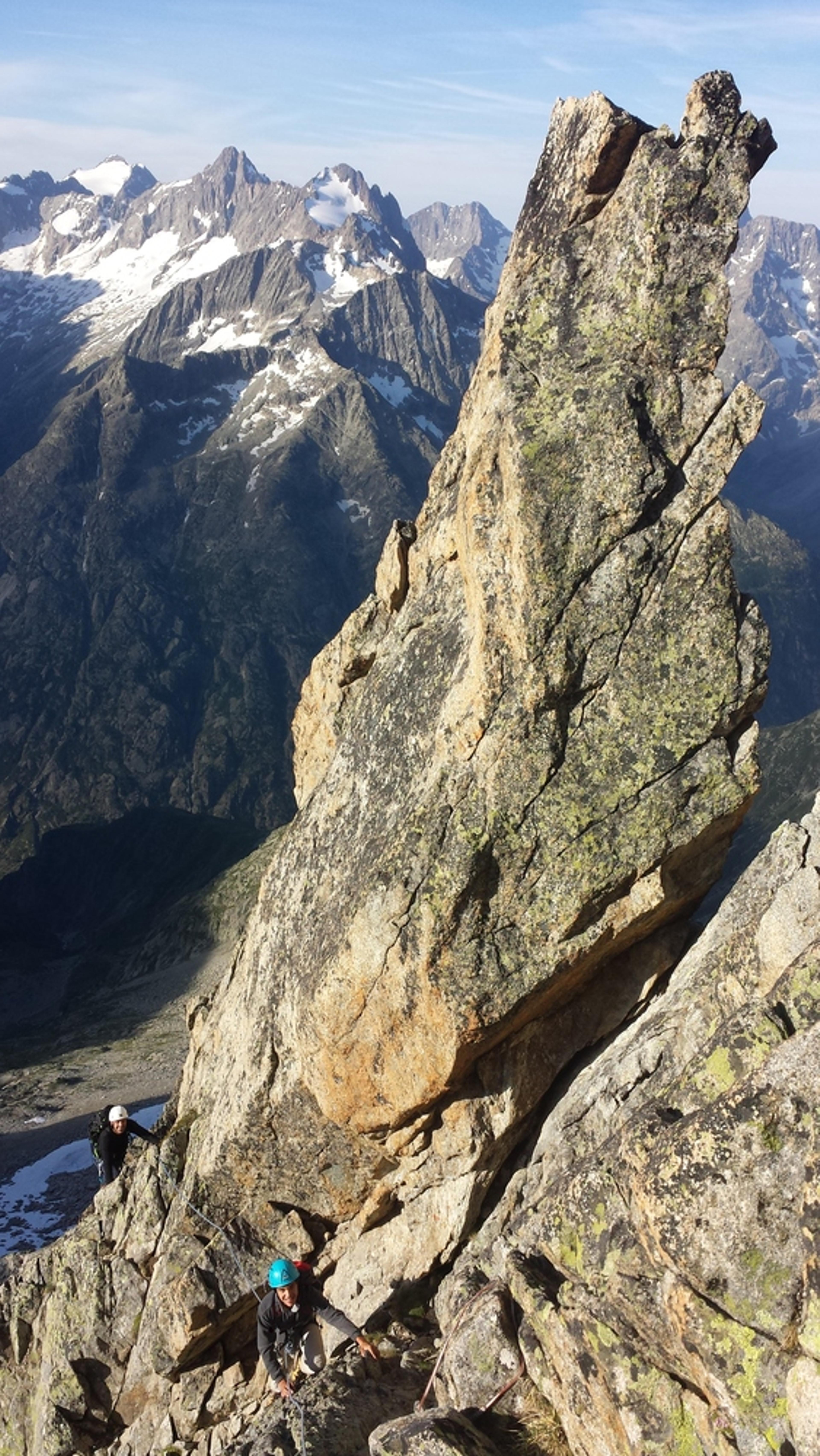Aiguille Occidentale du Soreiller - Ambiance au rendez-vous