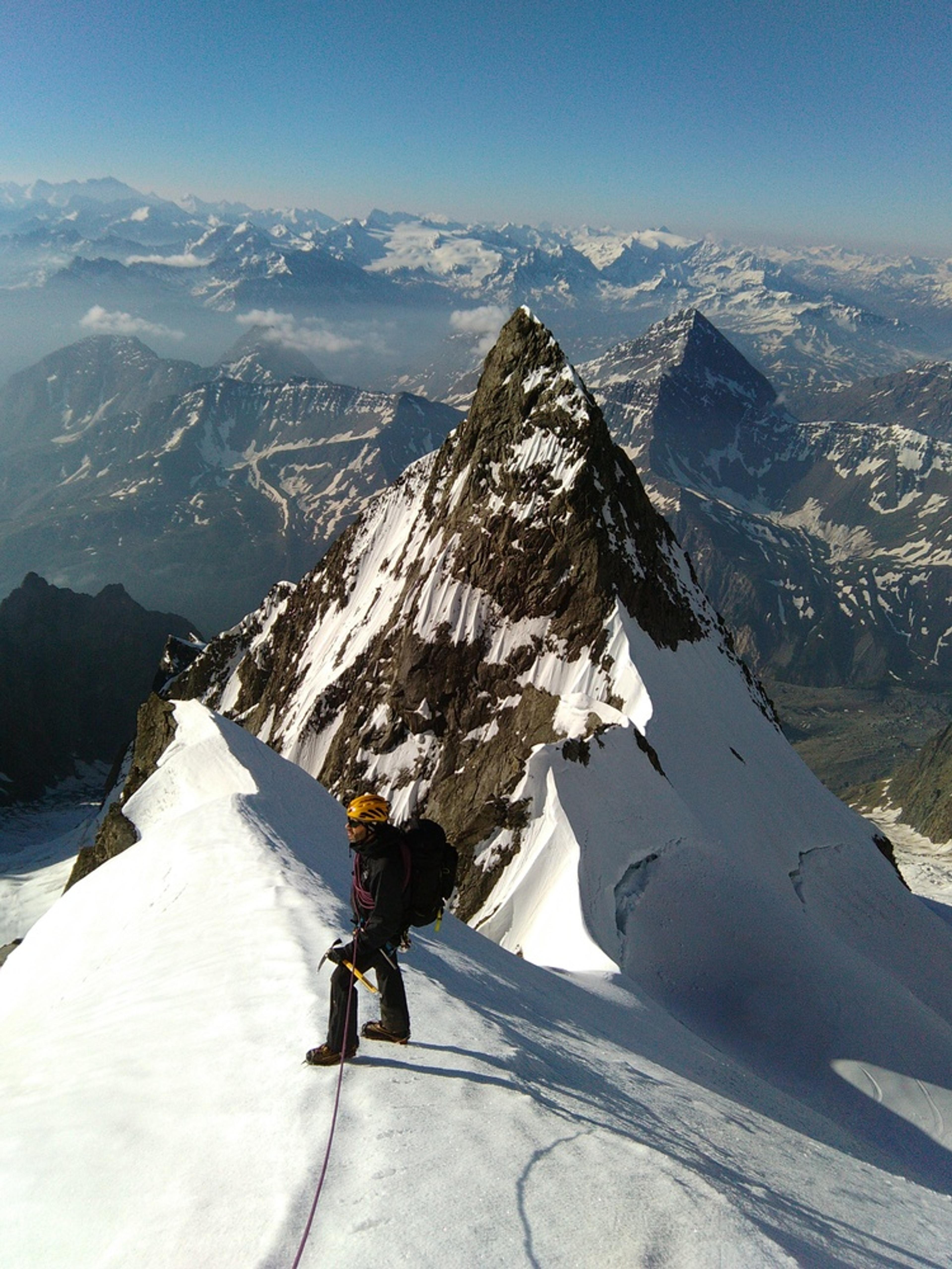 Mont-Blanc - Inominata - Devant la Punta inominata