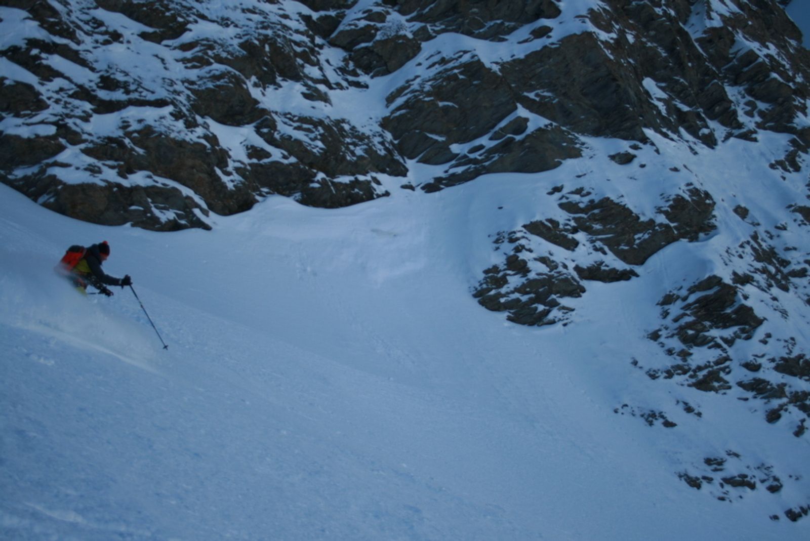Hors-piste à Saint-Véran - Couloir de Chateaurenard - C'est parti!