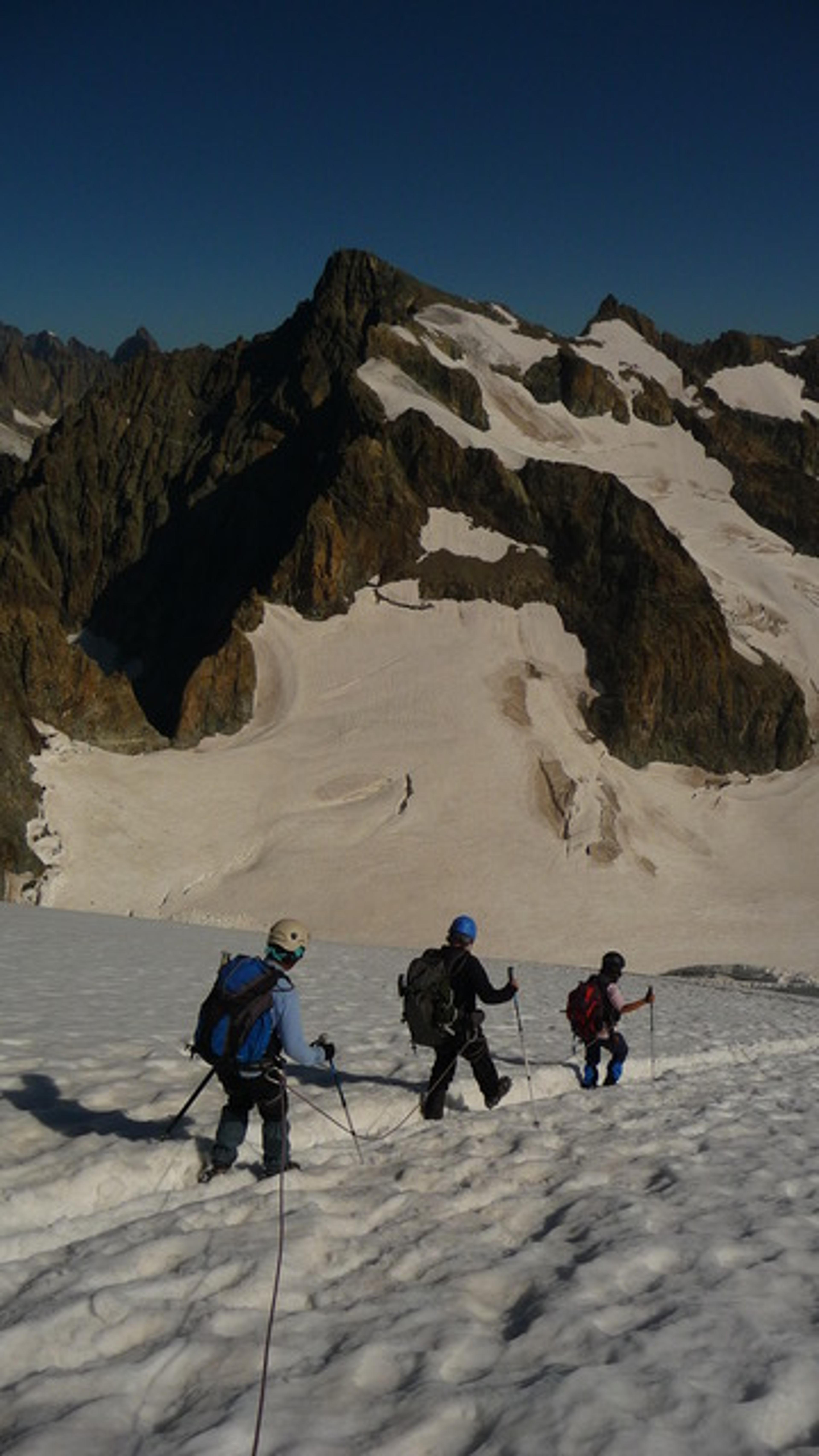 Dôme des Ecrins - A la descente