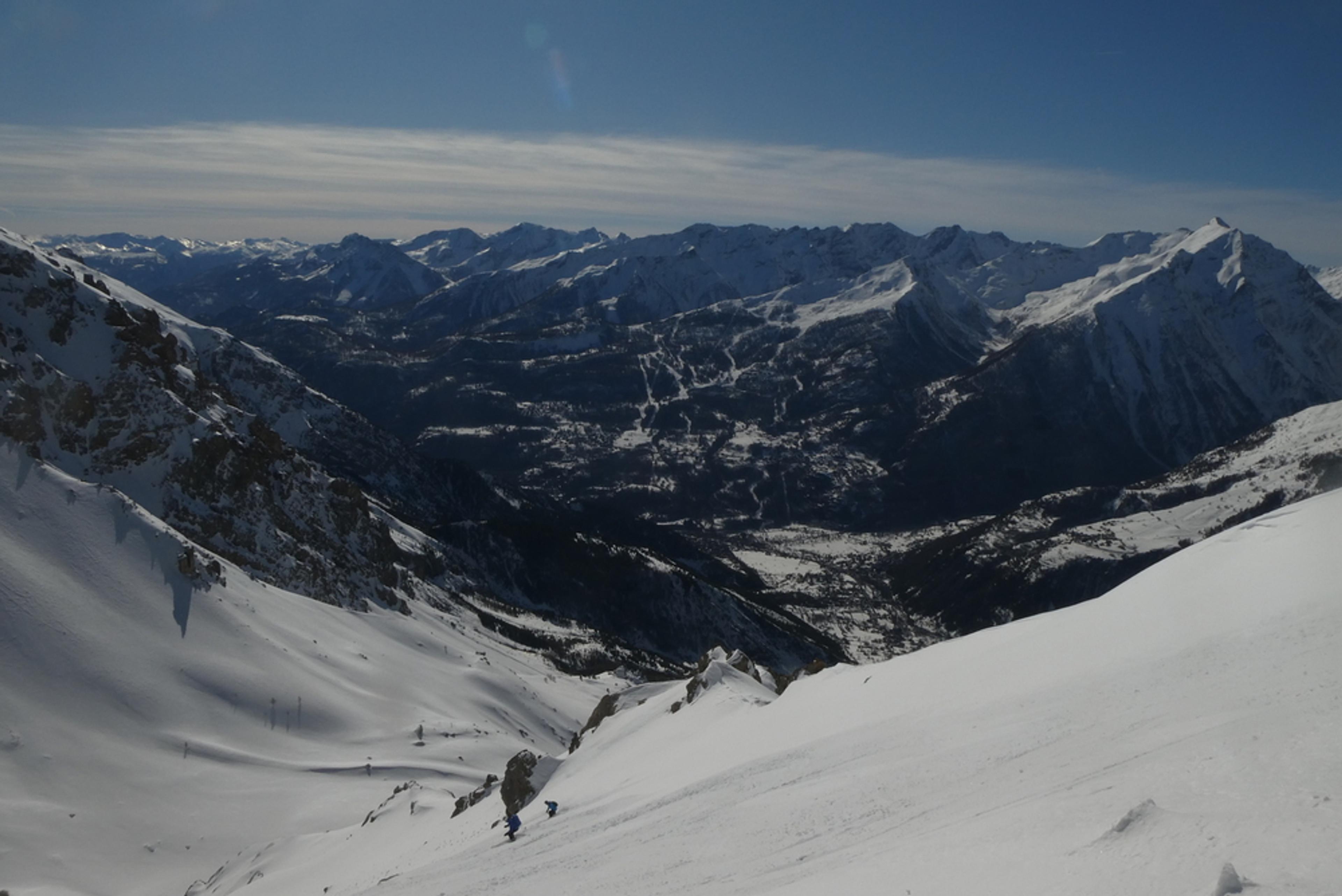Stage freerando – Serre Chevalier – Traversée Montbrison – Un cadre supportable