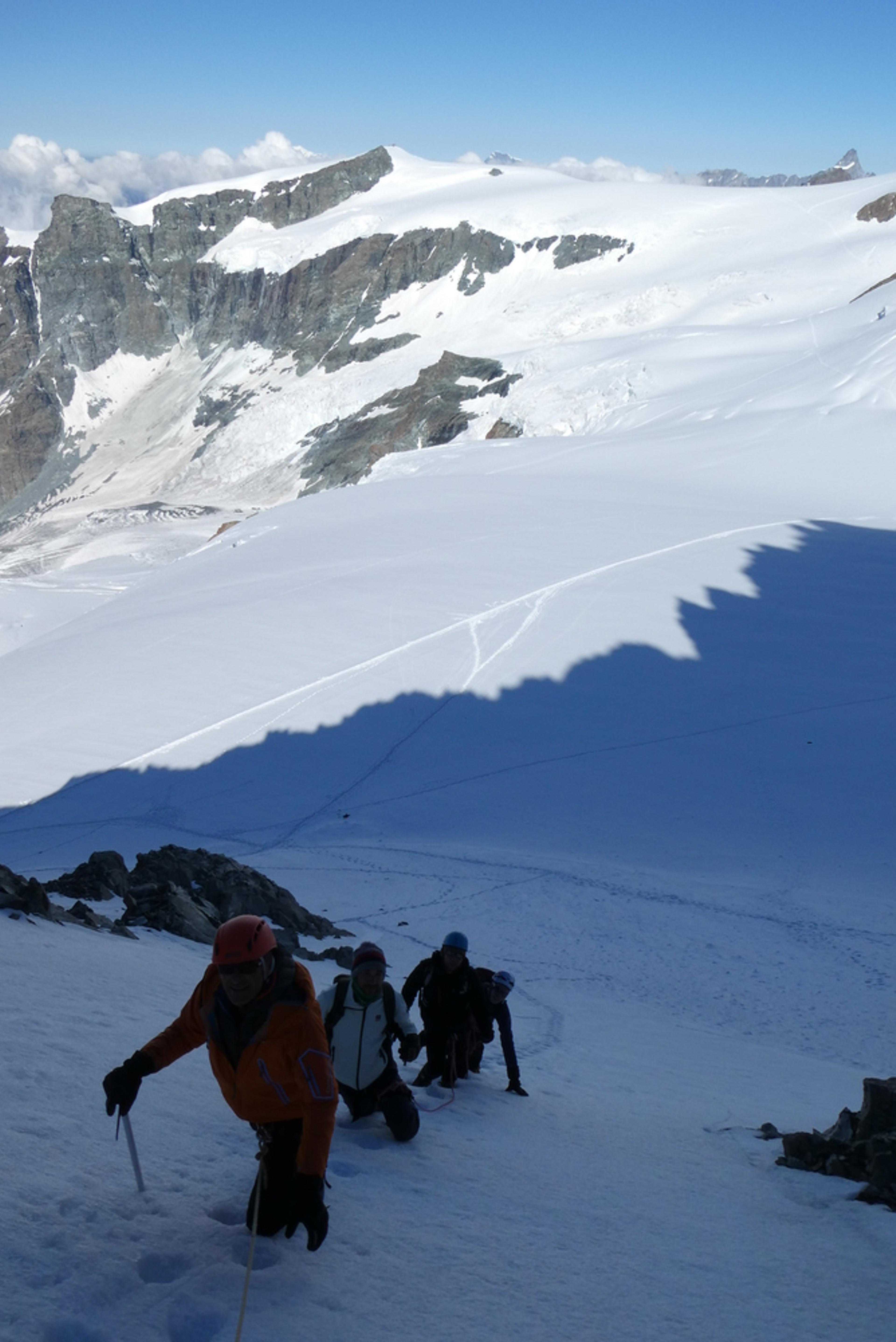 Castor et Pollux - Couloir d'attaque de Pollux