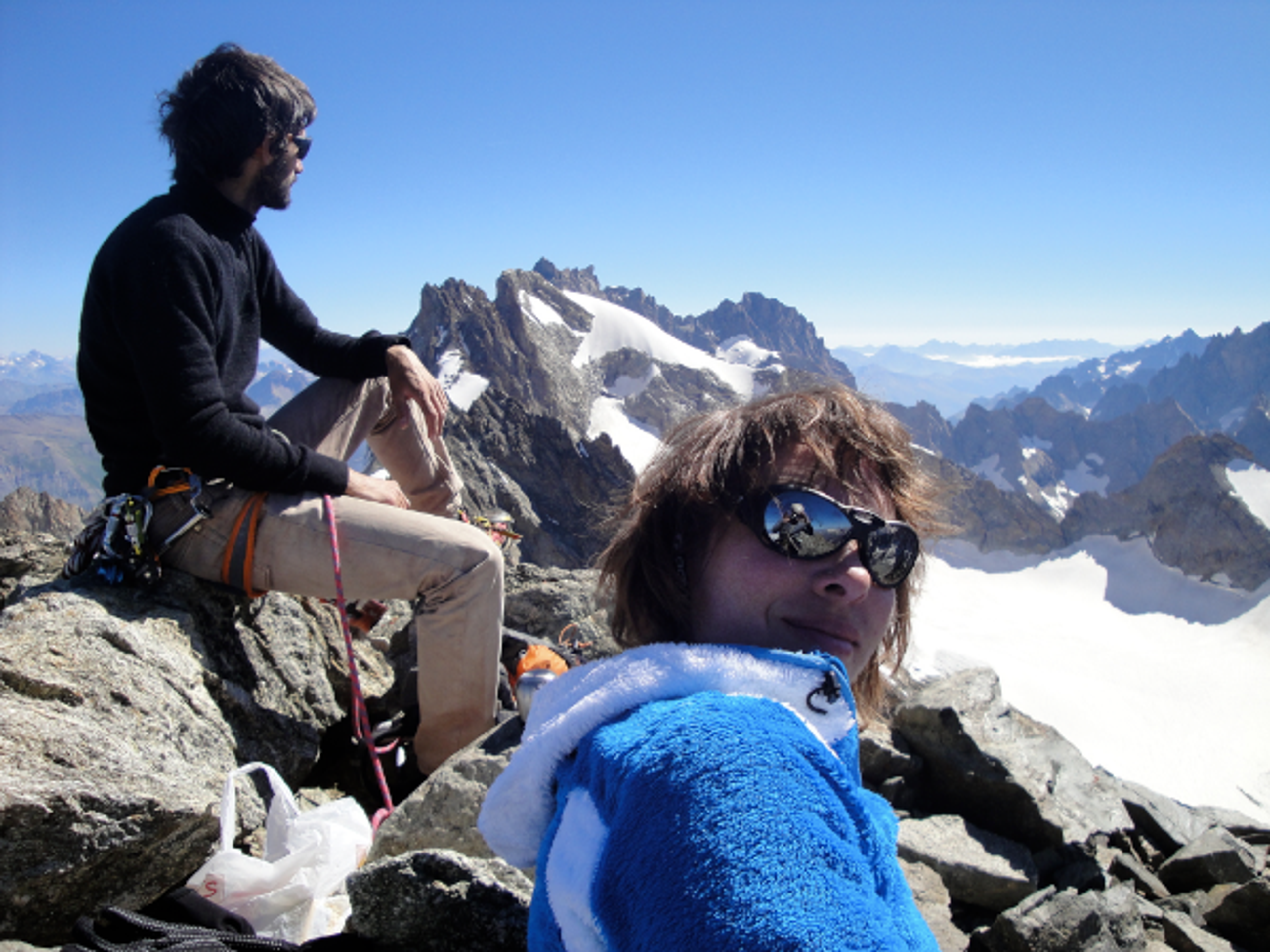 Au sommet du Pic de la Grave