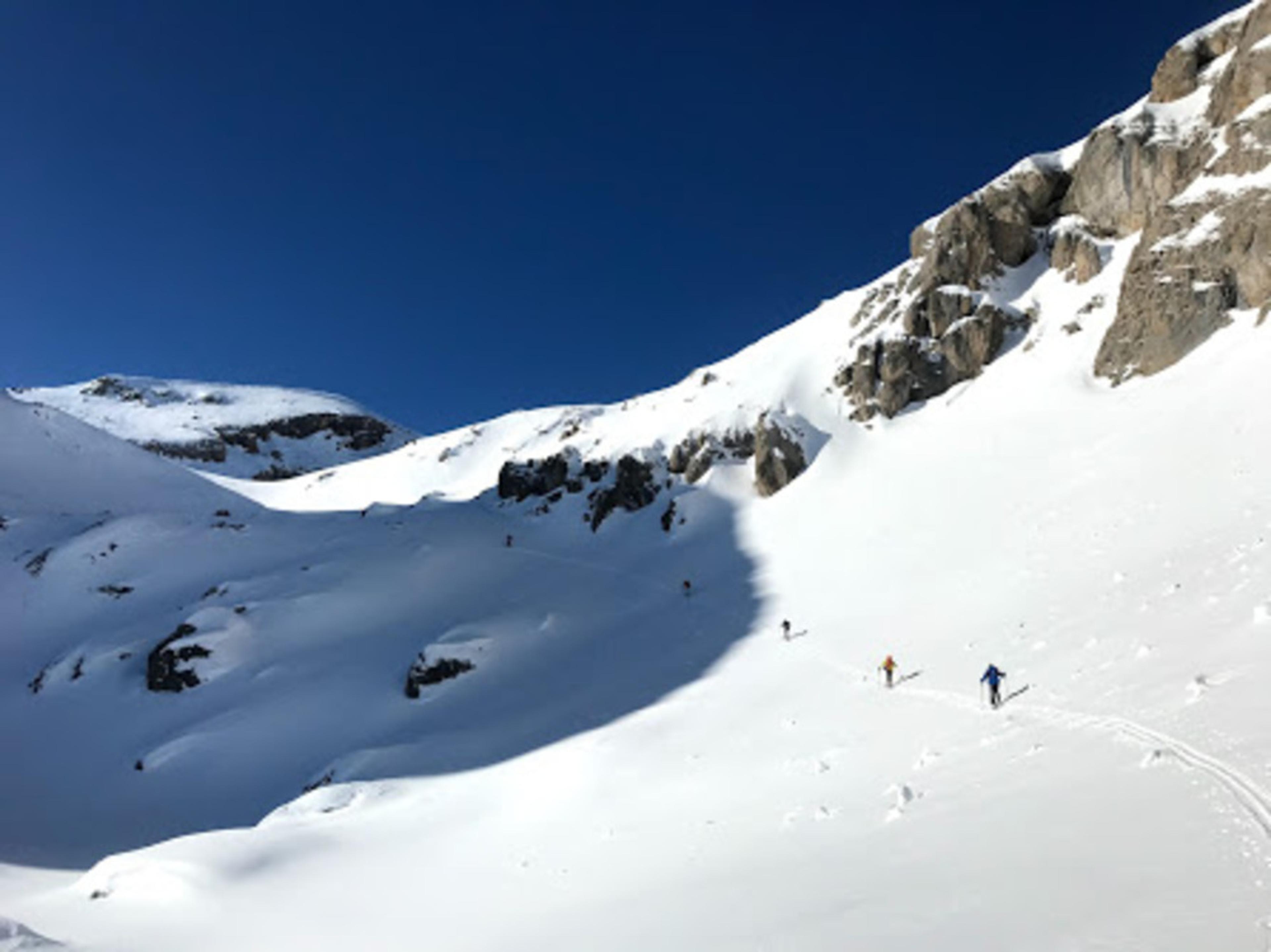 Stage freerando – Serre Chevalier – Traversée Montbrison – En route pour la Condamine