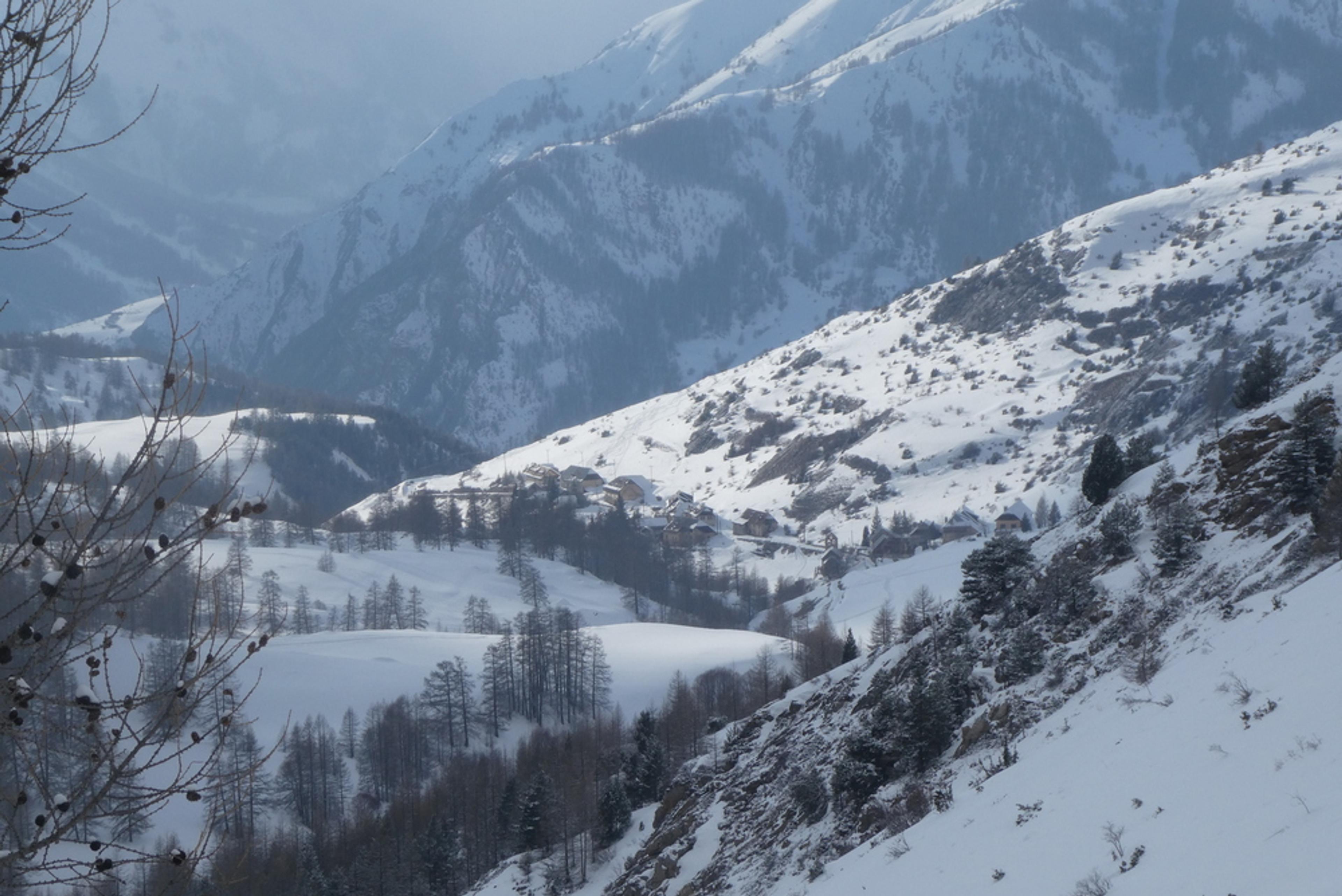 Ski randonnée Ubaye Fouillouse - Tour du Replat des Genisses - La métropole locale