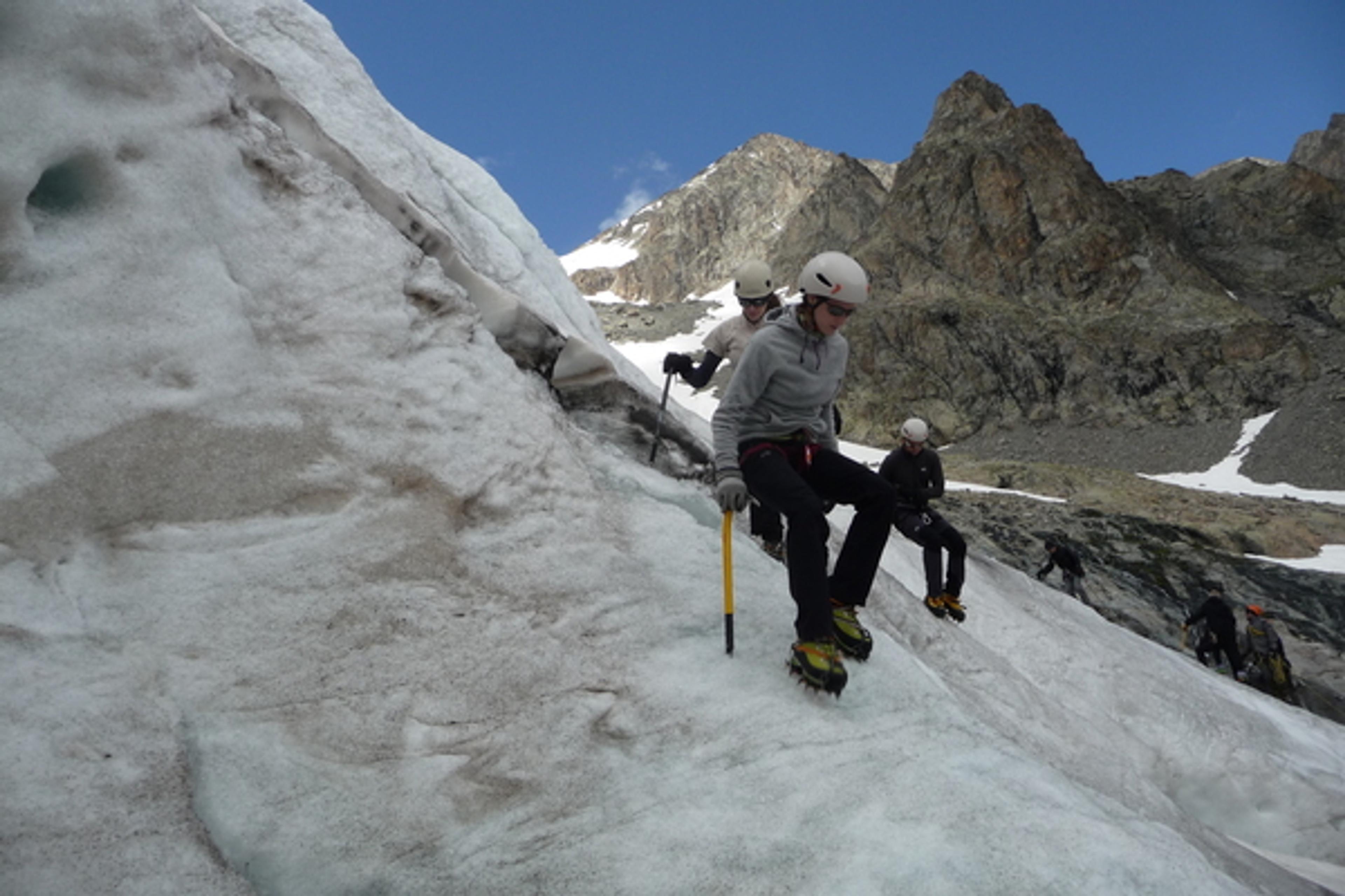 Ecole de glace - Au travail
