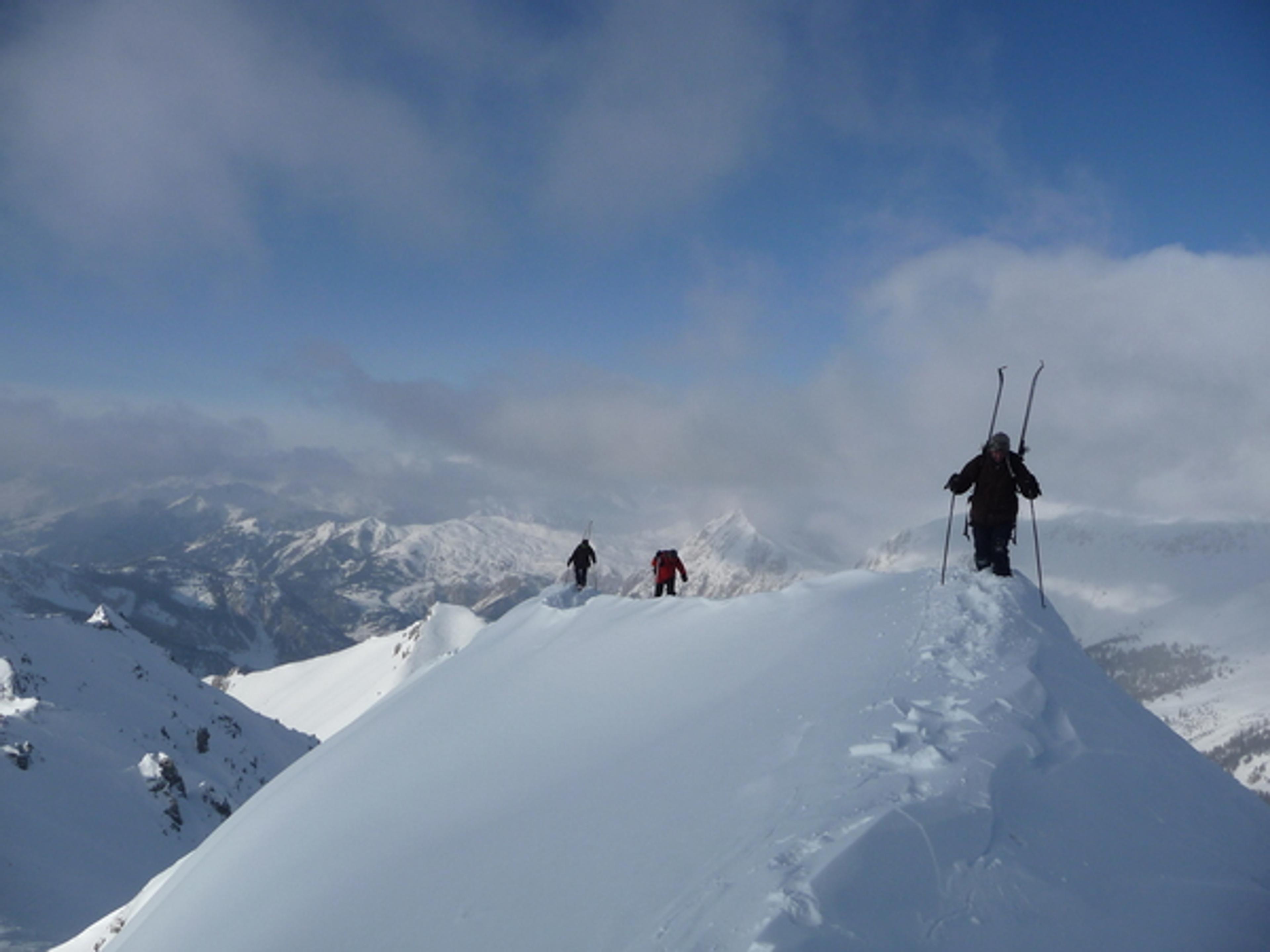Ski de randonnée - Côte Belle - La belle arête neigeuse
