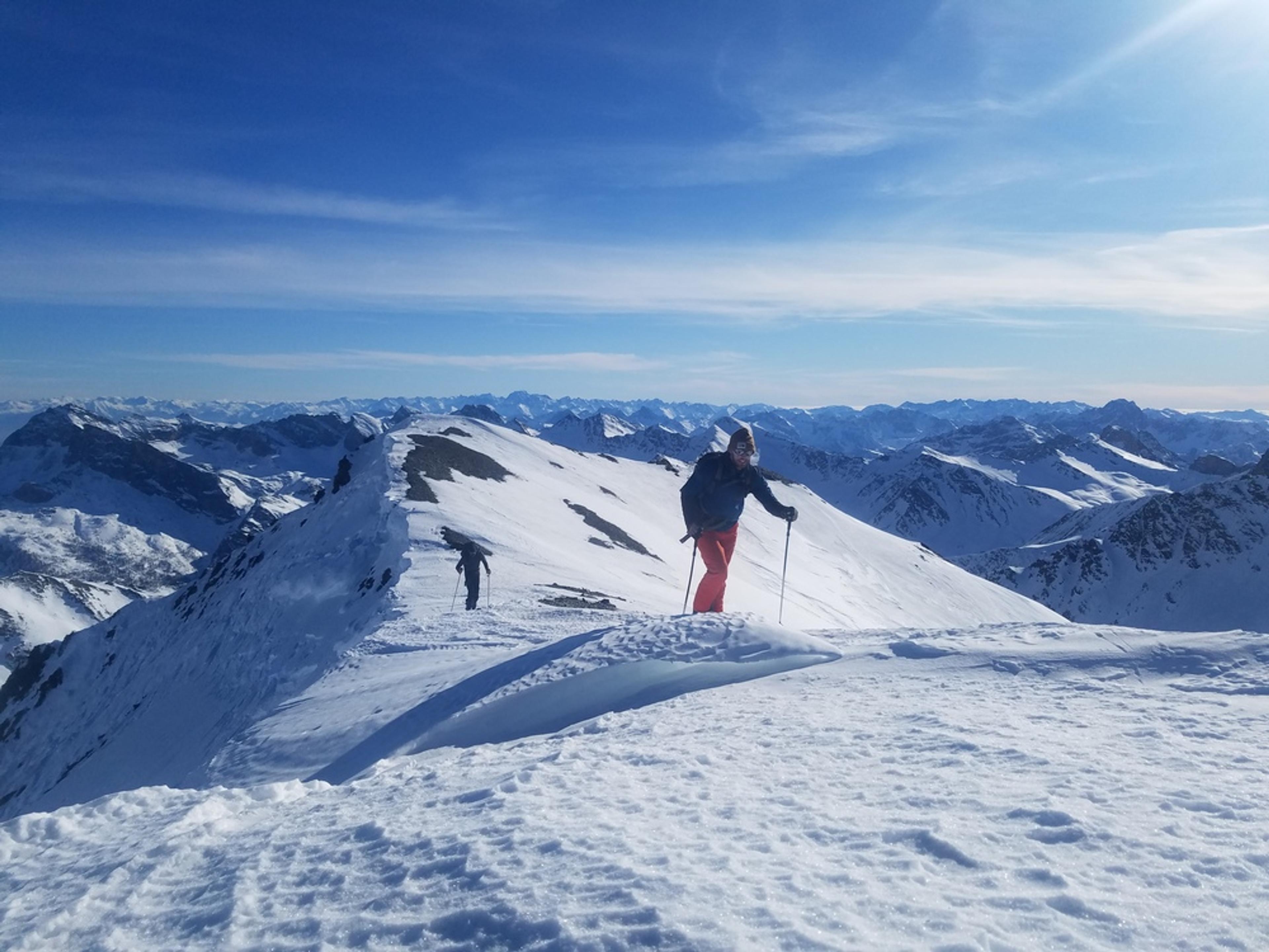 Raid Ski – Pic de Malacoste – Arrivée au sommet