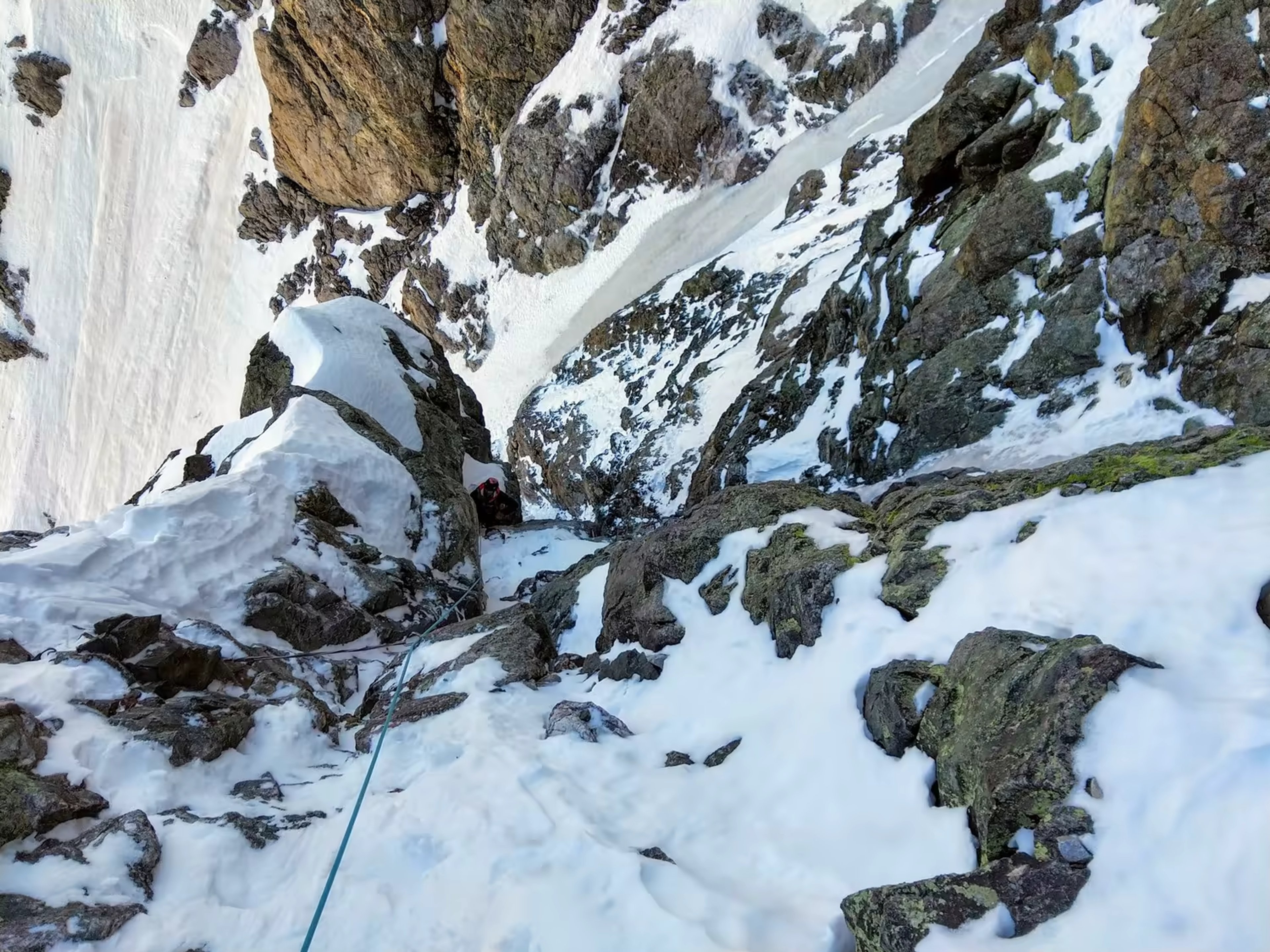 Face nord de la Meije — Voie du Z et traversée des arêtes