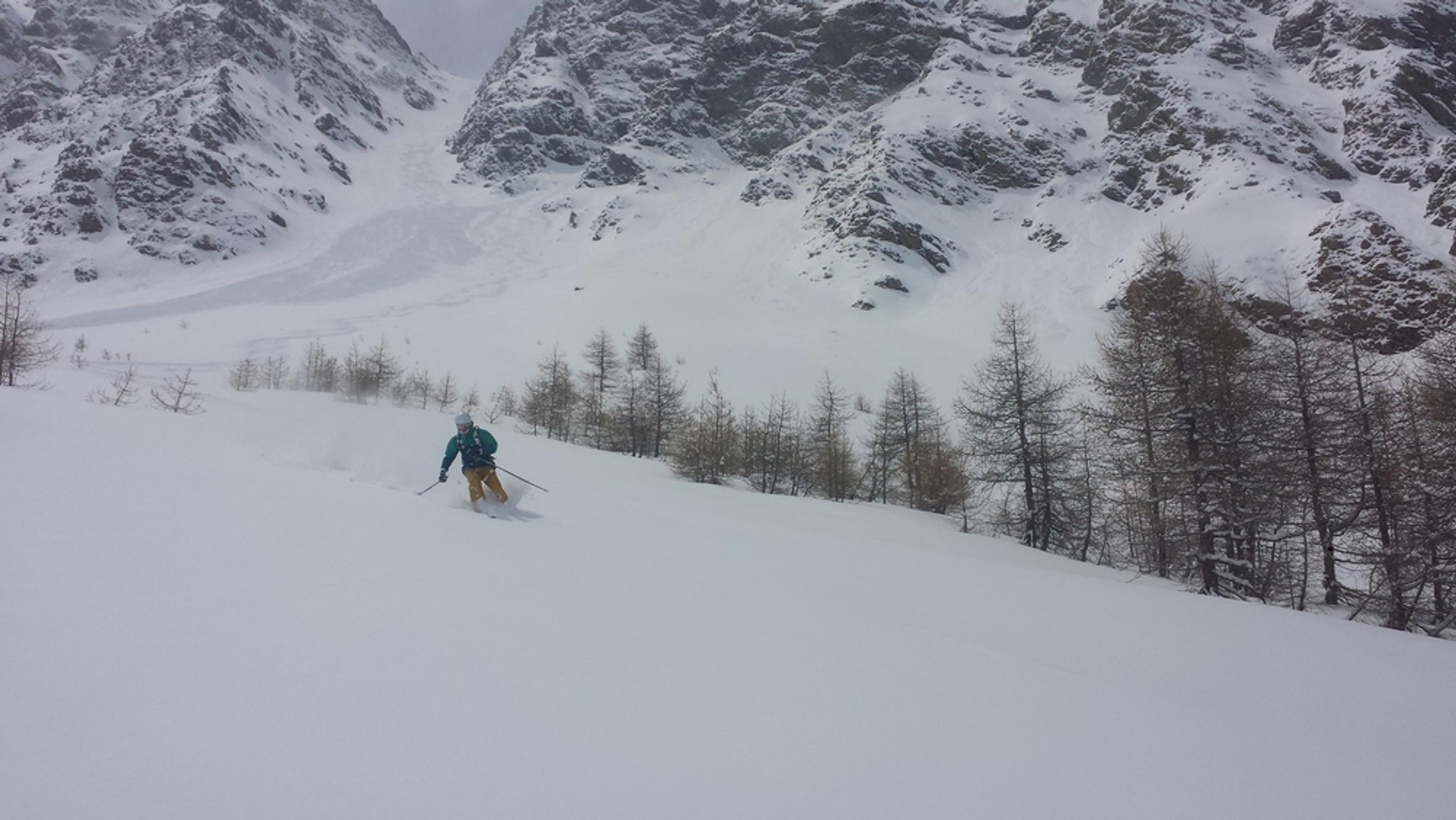 Couloir Nord de Chateaurenard - Parfait jusqu'en bas