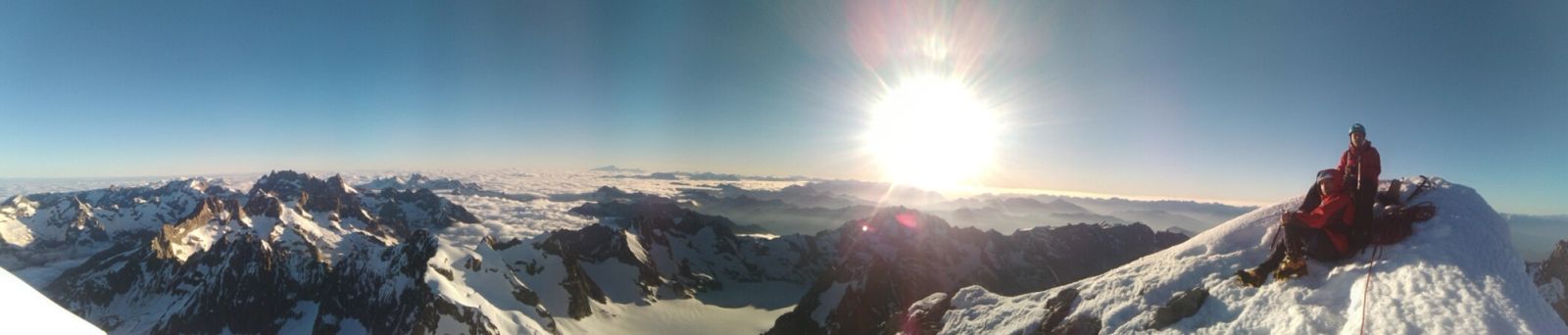 Barre des Ecrins - Panoramique par ci
