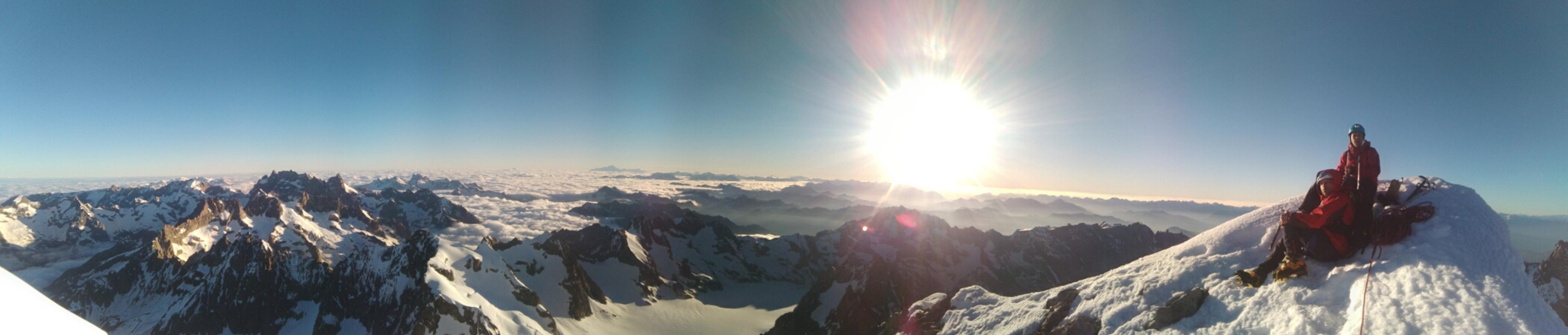 Barre des Ecrins - Panoramique par ci
