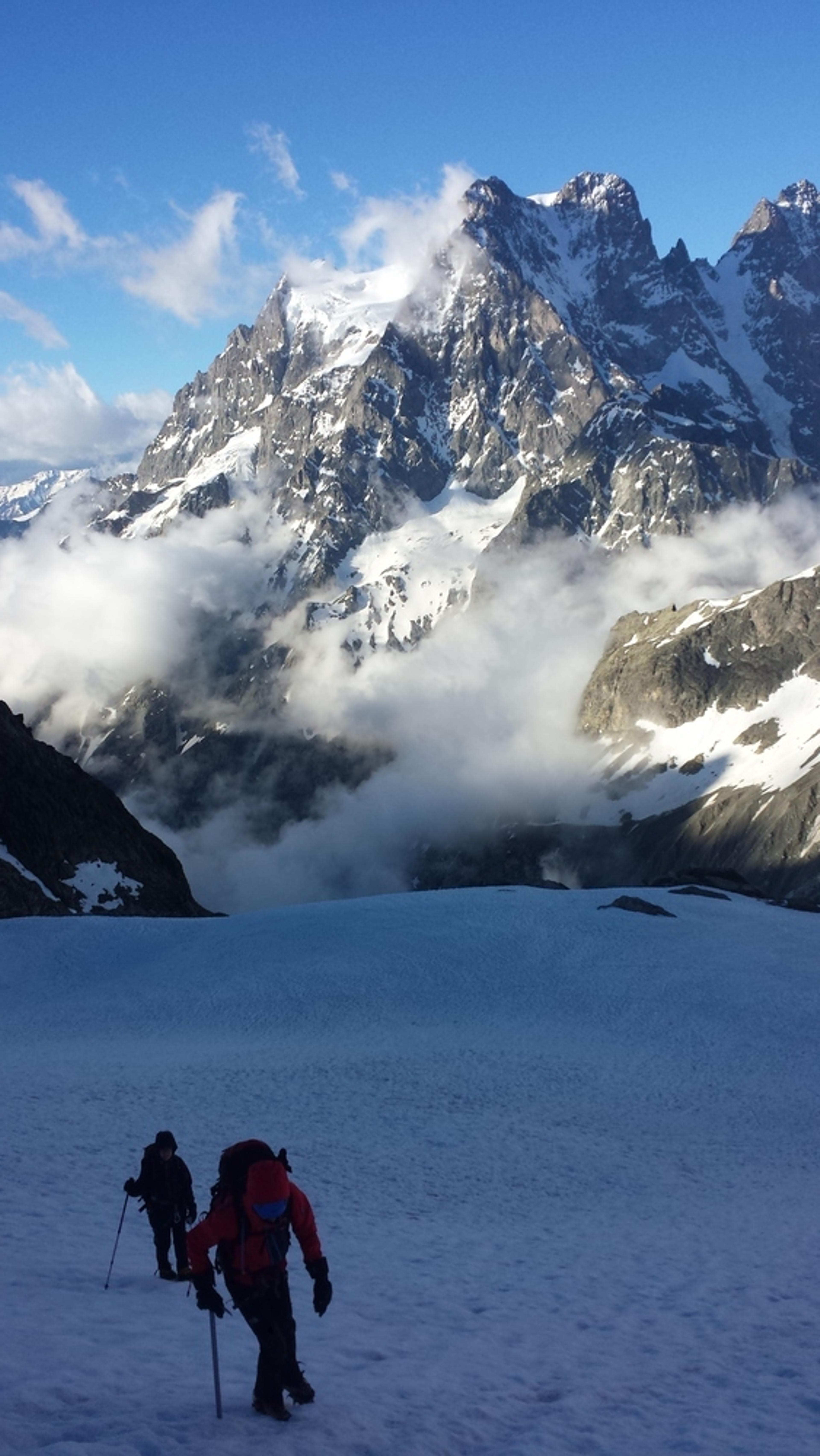 Initiation alpinisme - Le mauvais temps annoncé!