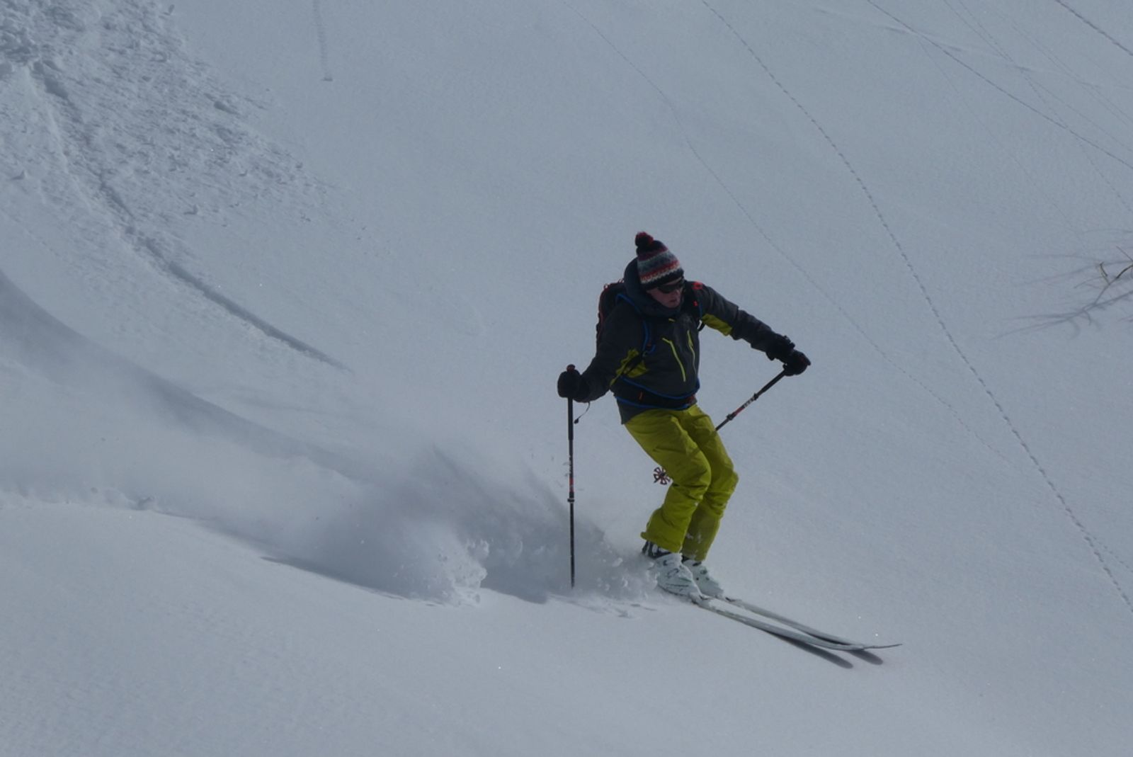 Ski randonnée Ubaye Fouillouse - Vers le Col de Mirandol - Pas mal ça!
