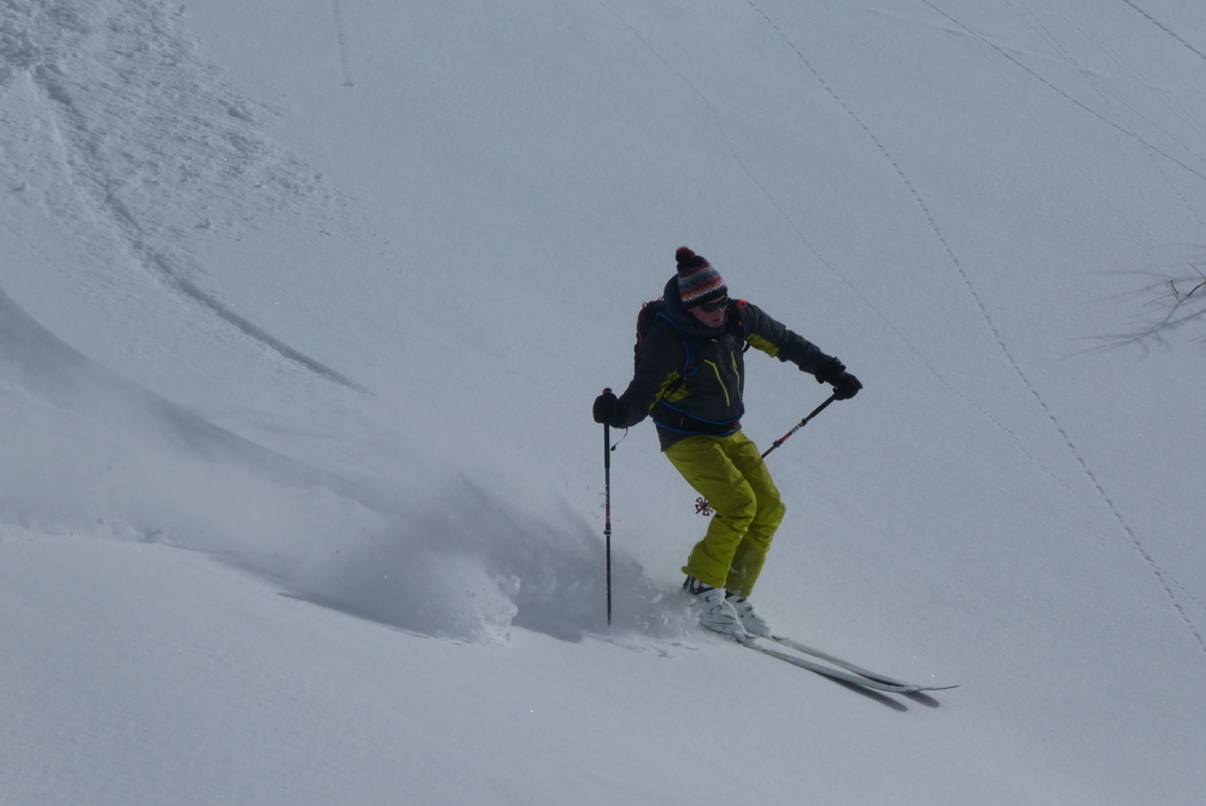 Ski randonnée Ubaye Fouillouse - Vers le Col de Mirandol - Pas mal ça!
