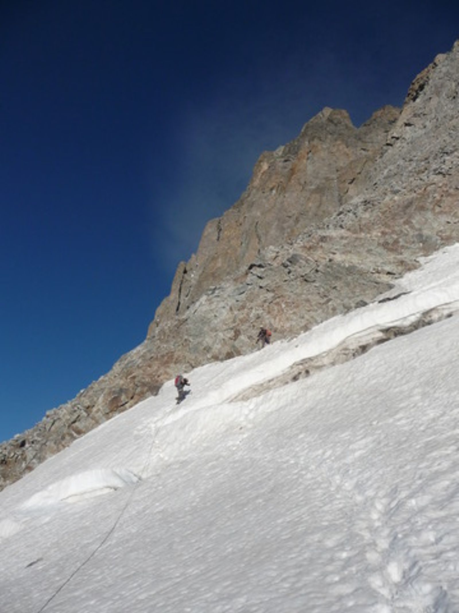 A la rimaye de la brêche de la Meije
