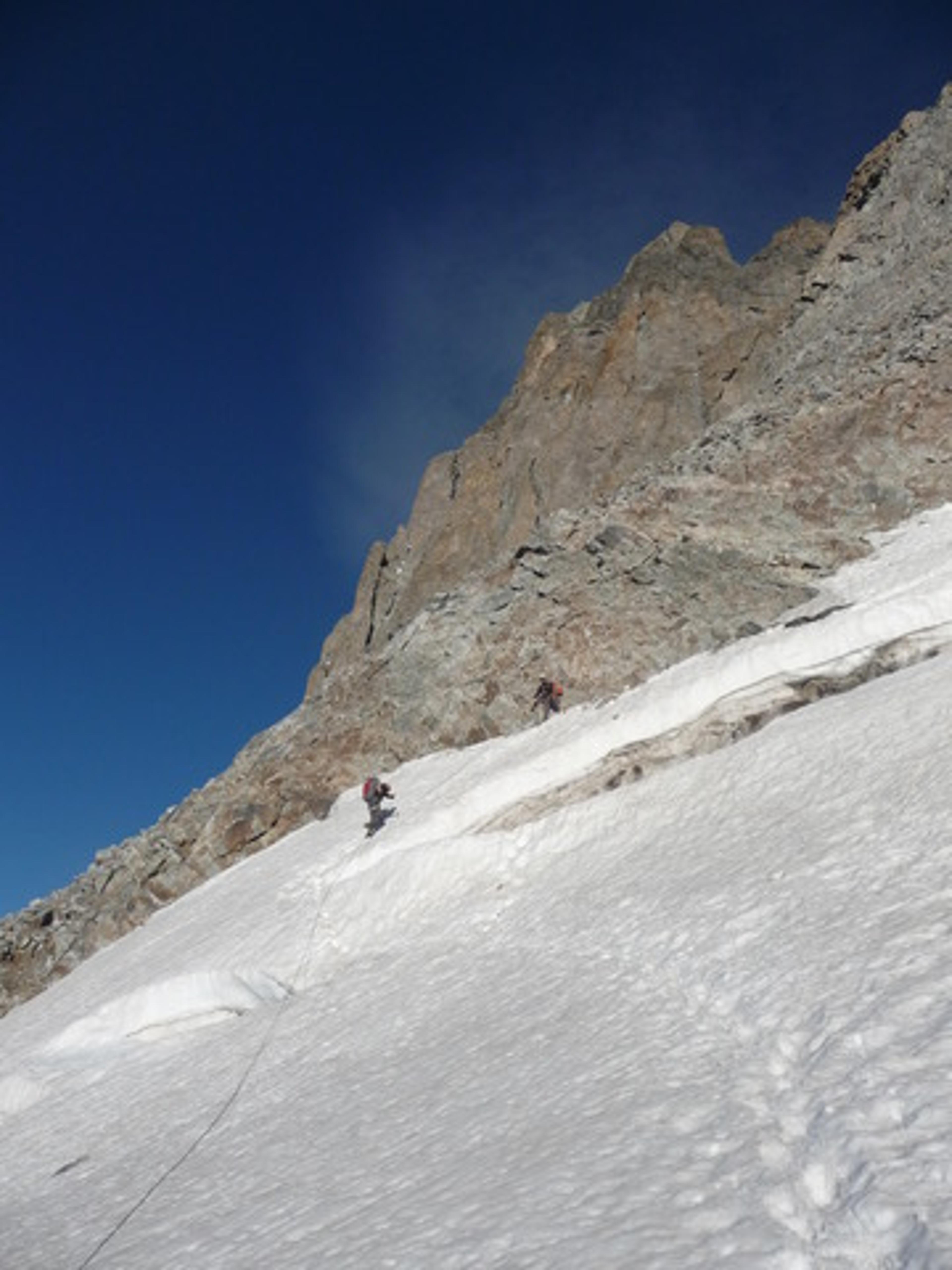 A la rimaye de la brêche de la Meije