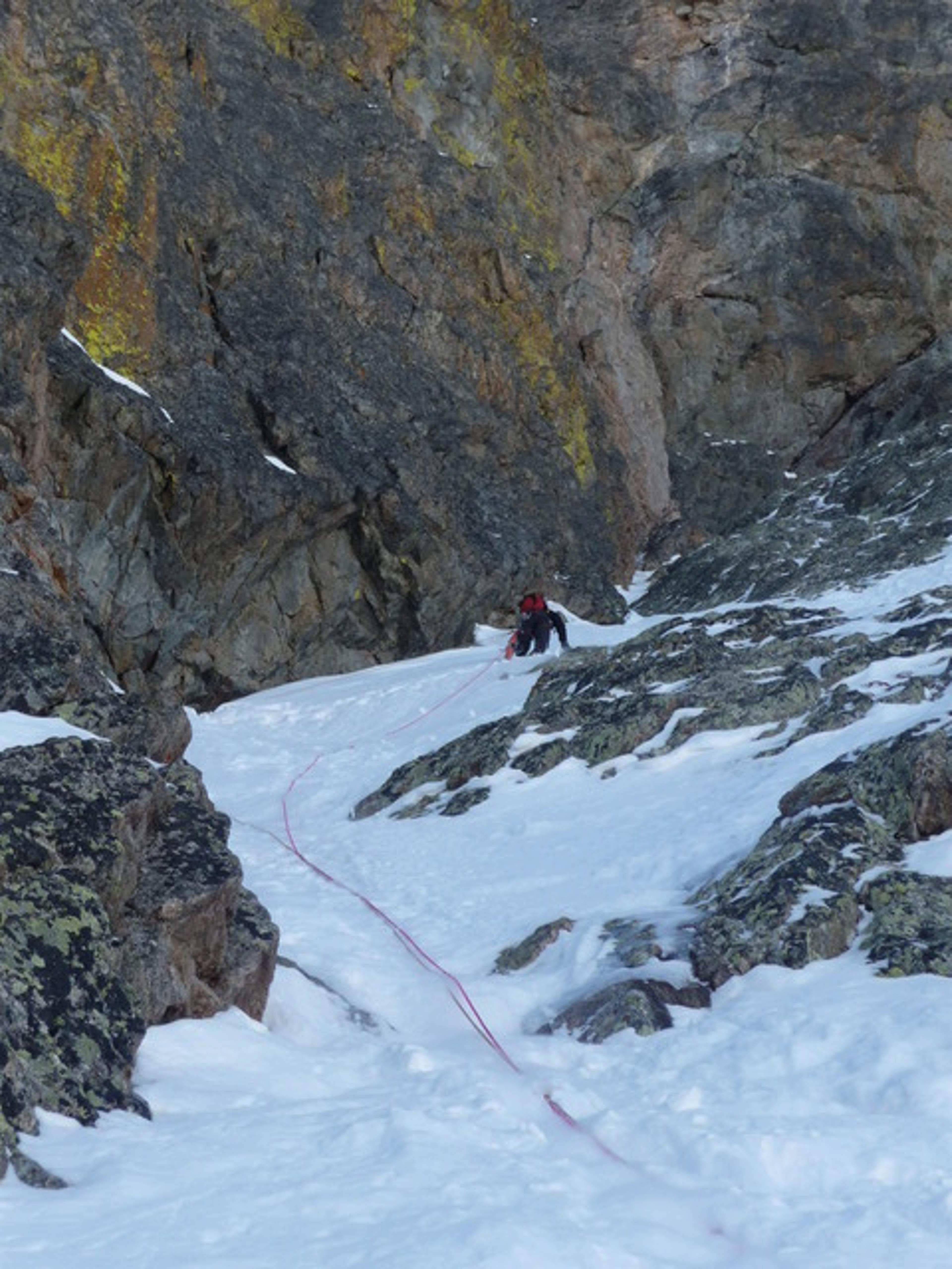 Le couloir qui mène à la rampe de la Marguerite défouraillée