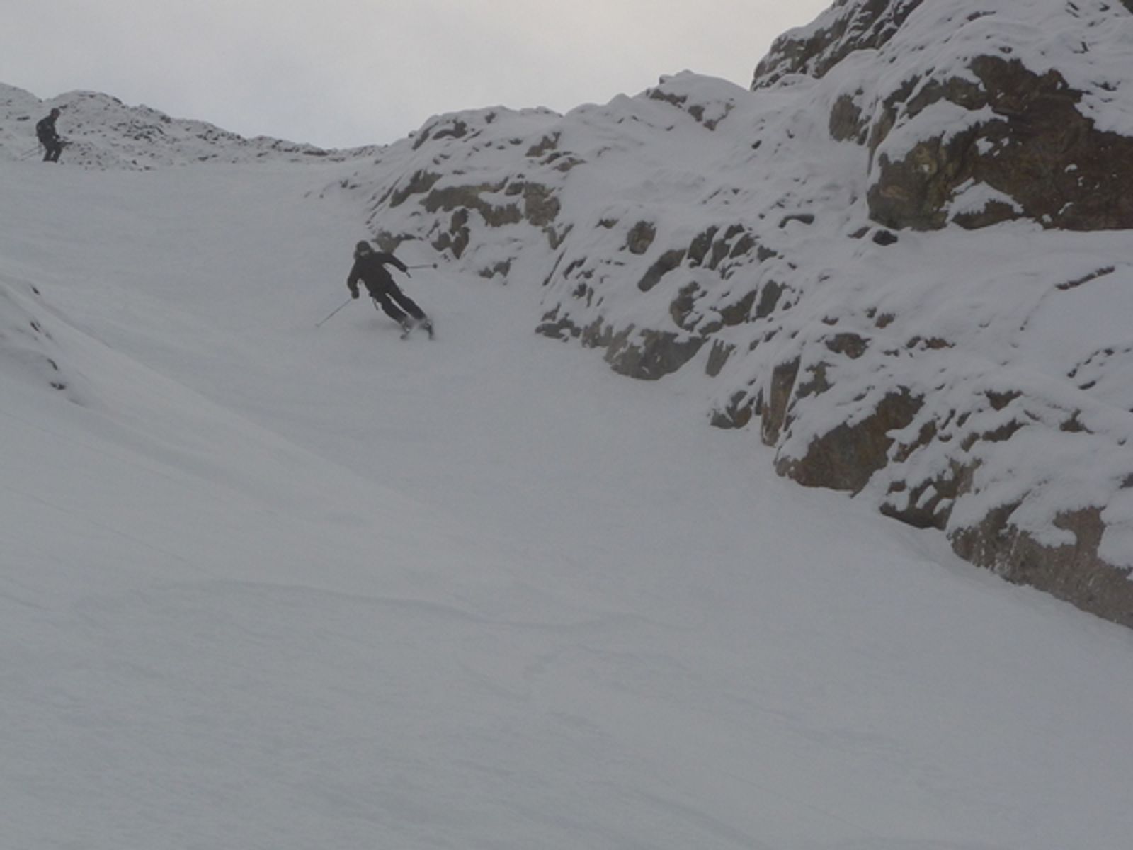 La Grave - Dans les premières pentes de Chirouze