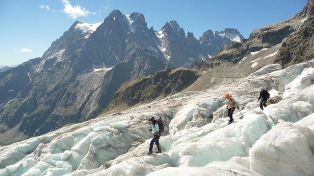 Ecole de Glace sur le Glacier Blanc