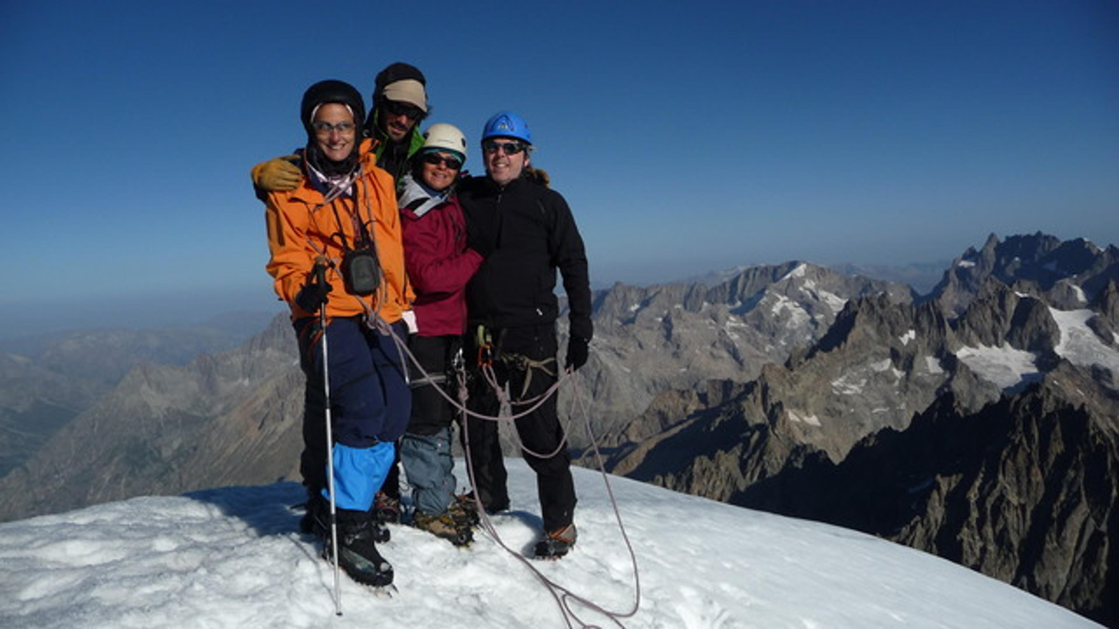 Dôme des Ecrins - Embrassades sommitales