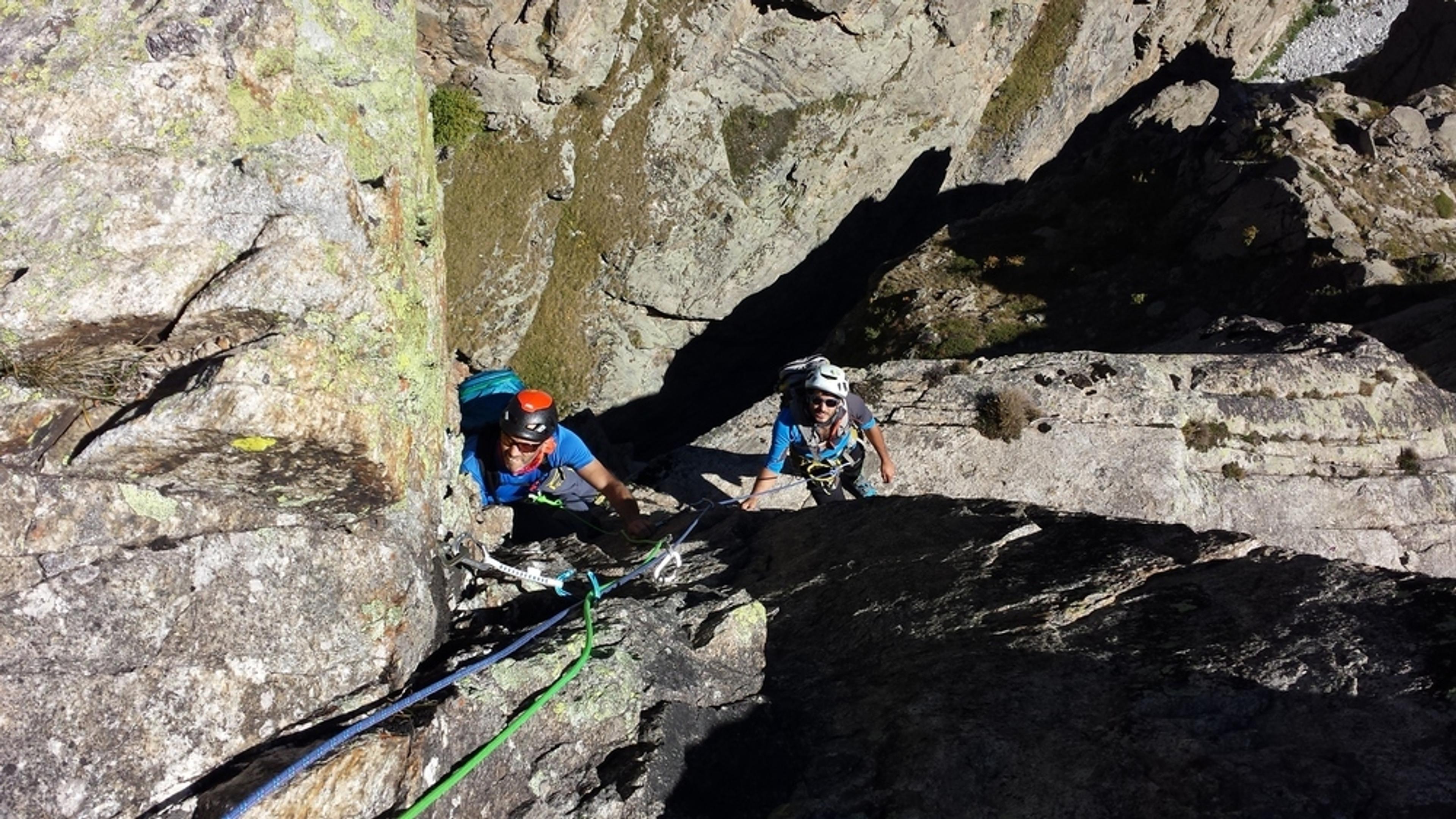 Grande voie Bérarde - Paravalanche - Para Facile - Dans le crux