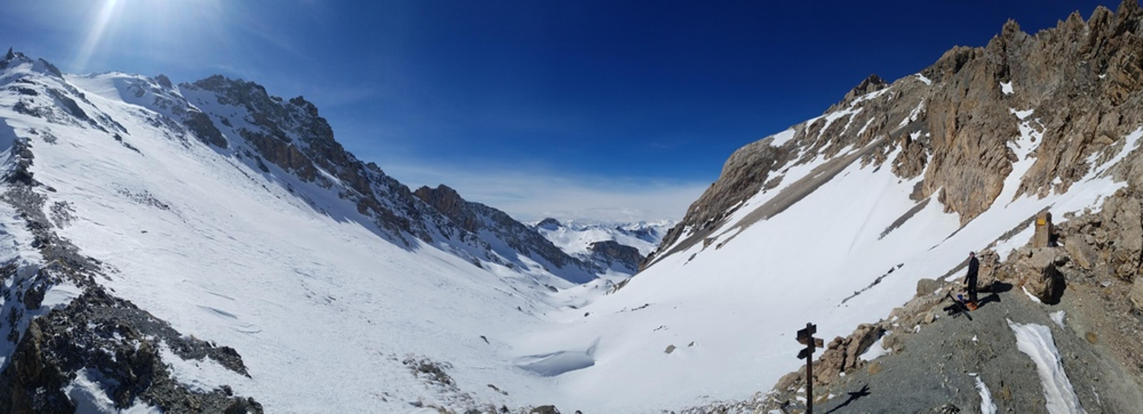 Ski rando Ceillac - Pas du Curé - Vallon des Pelouses
