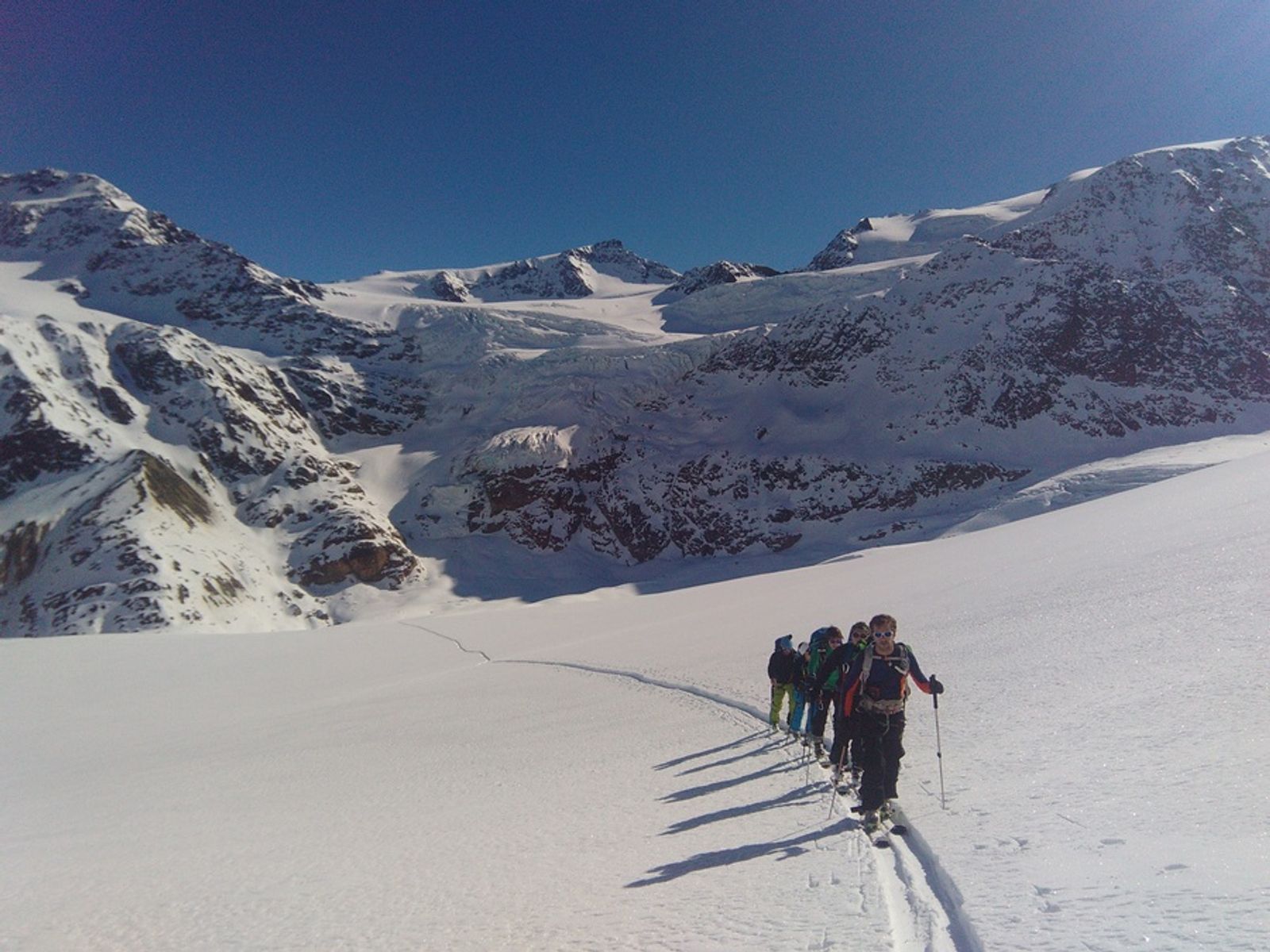 Sur le Glacier du Forni
