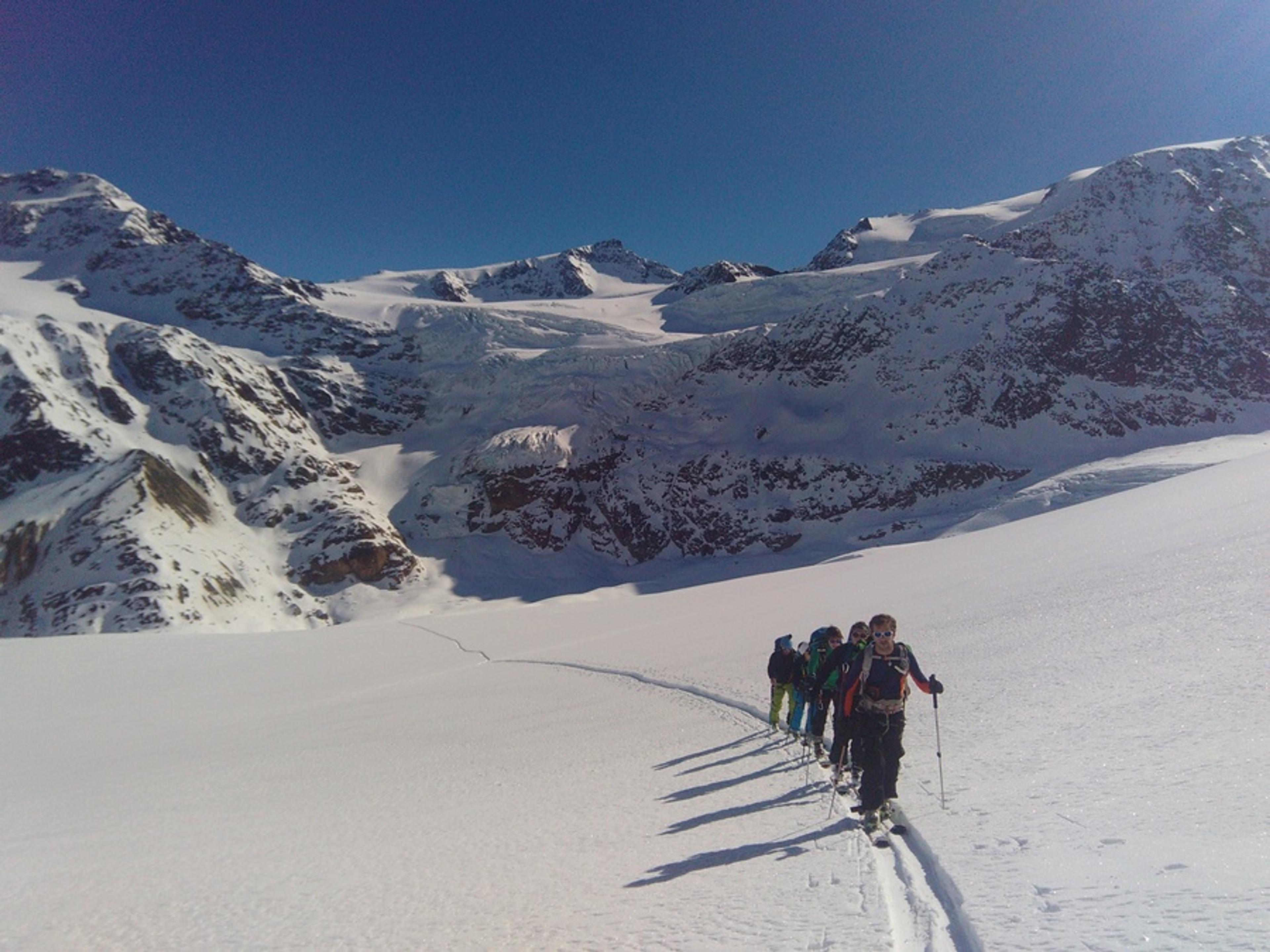 Sur le Glacier du Forni