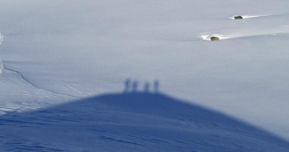 Refuge Terre rouge - Au sommet du nibard de gauche