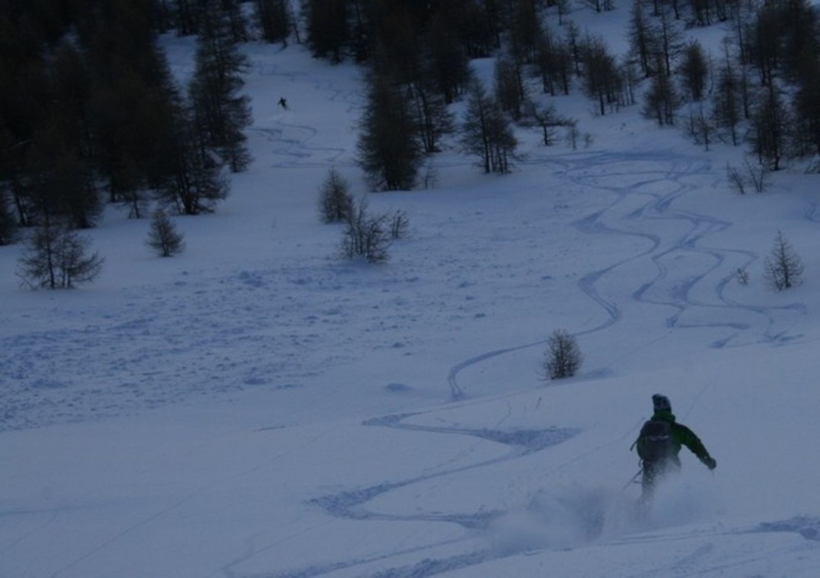 Hors-piste à Saint-Véran - Couloir de Chateaurenard - Faut pas en perdre une miette!