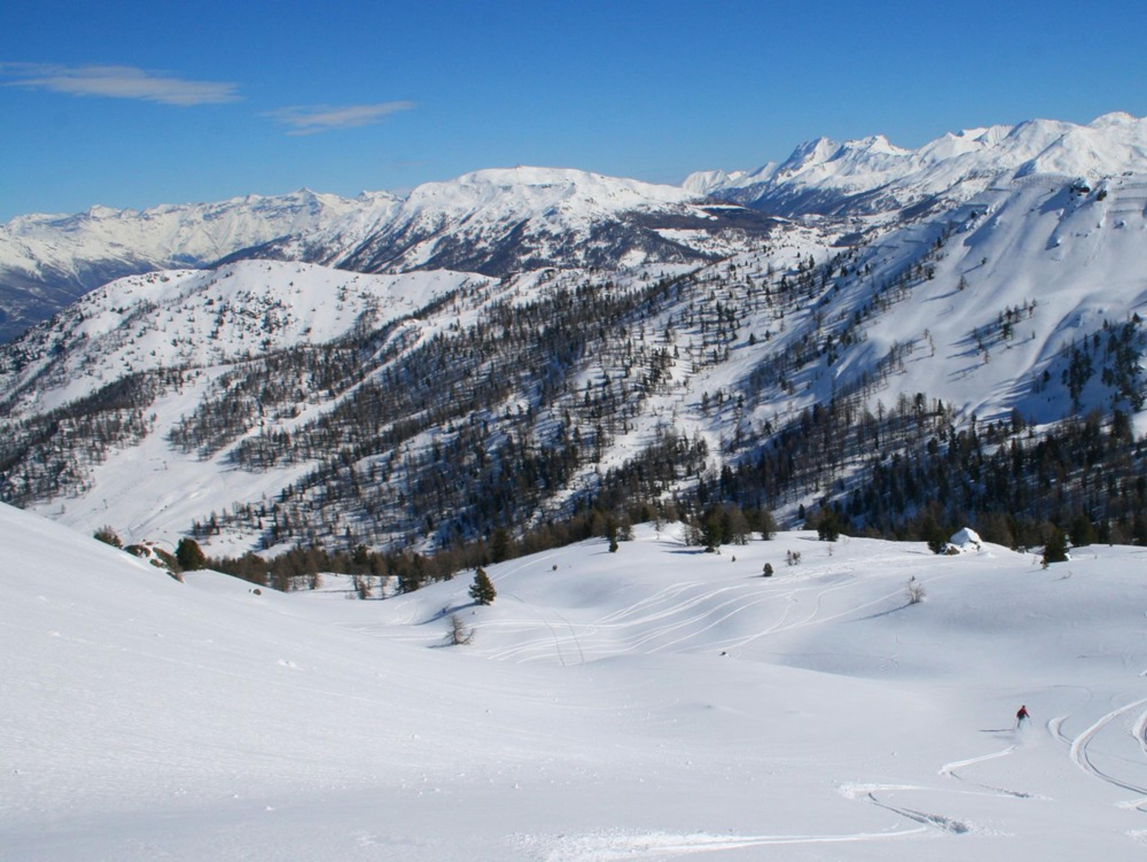 Hors-piste-Montgenèvre - Vers Clavière