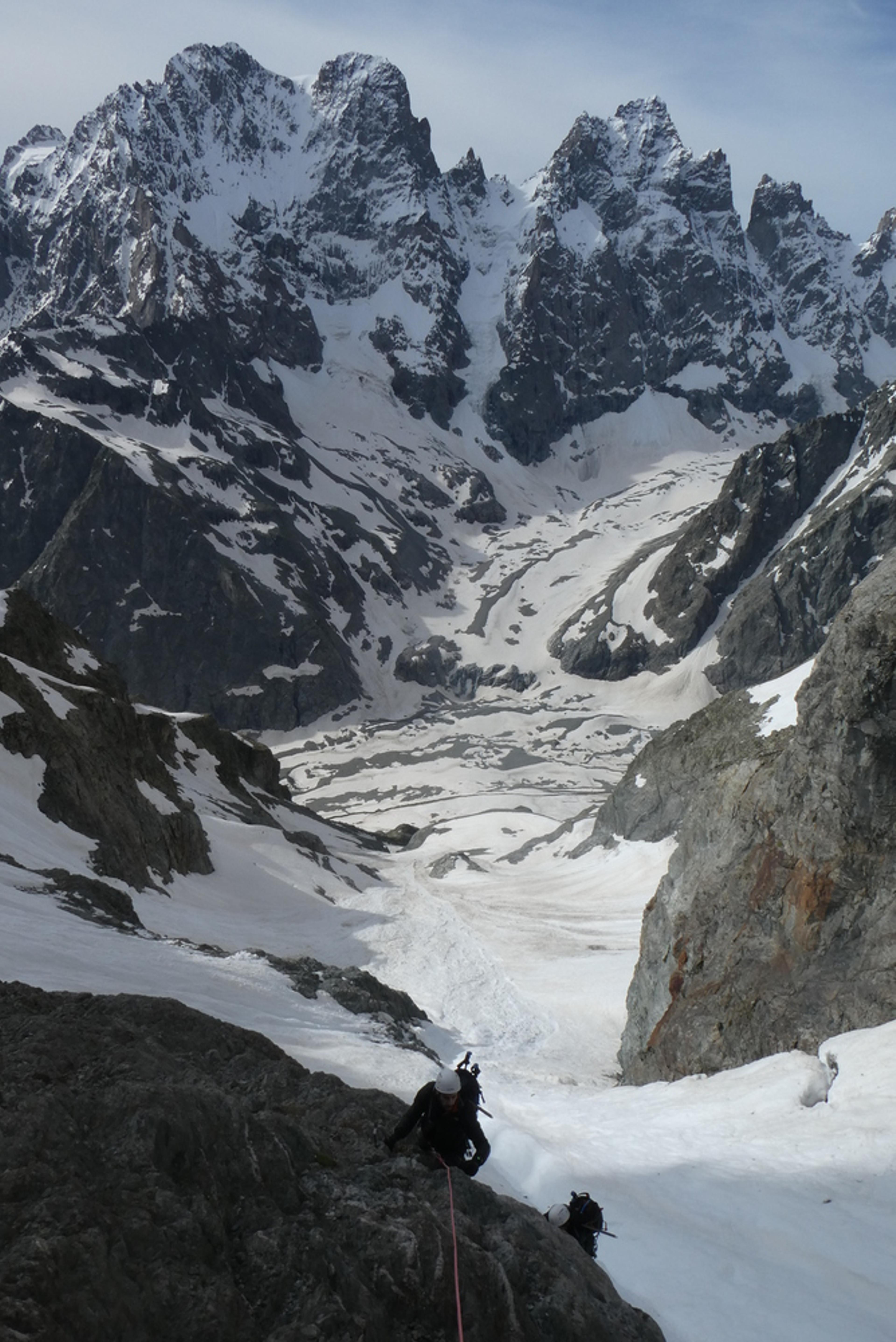 Couloir de la Sagne - Passage mixte