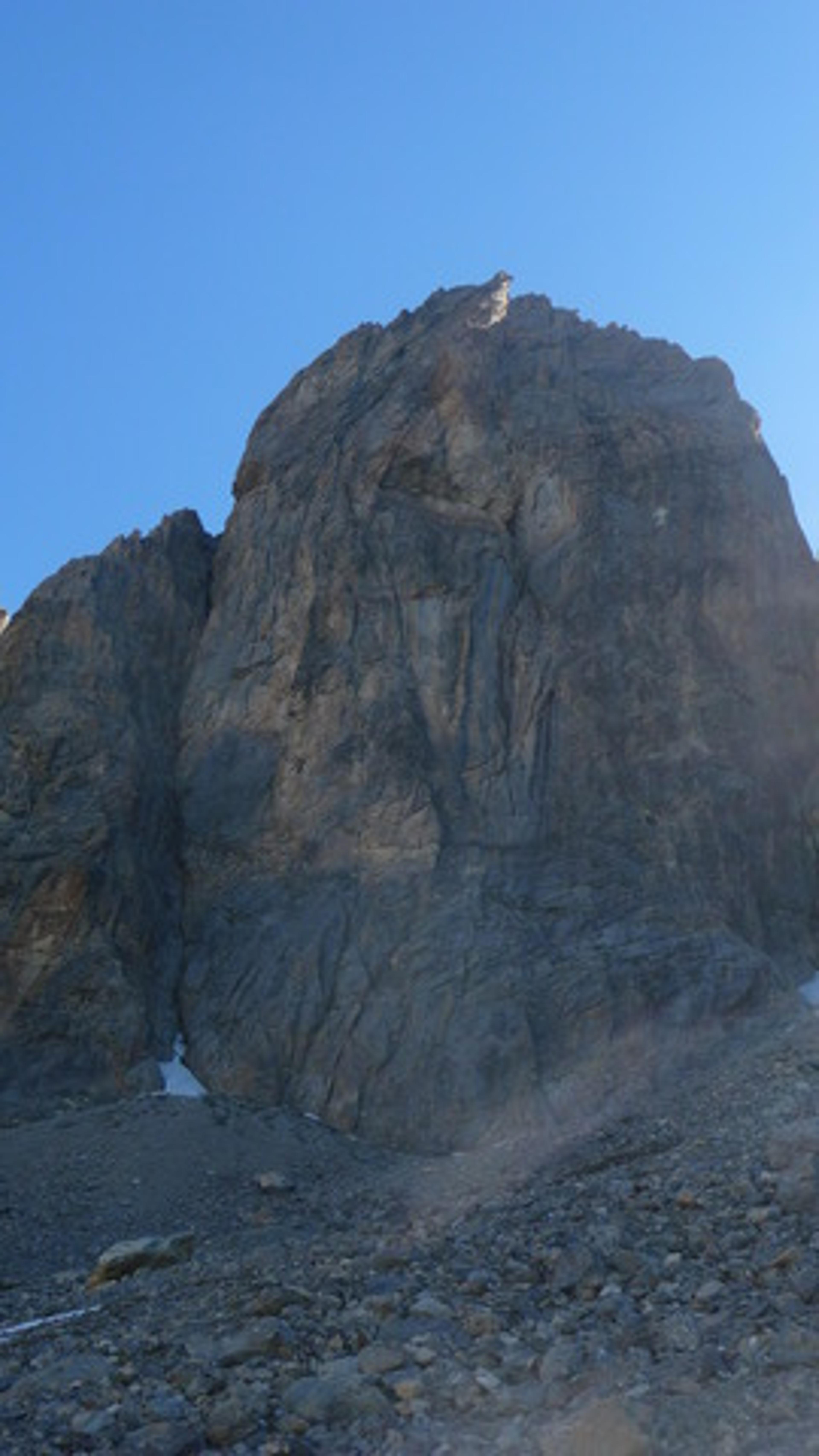 Photo de la première pointe de Tête Noire
