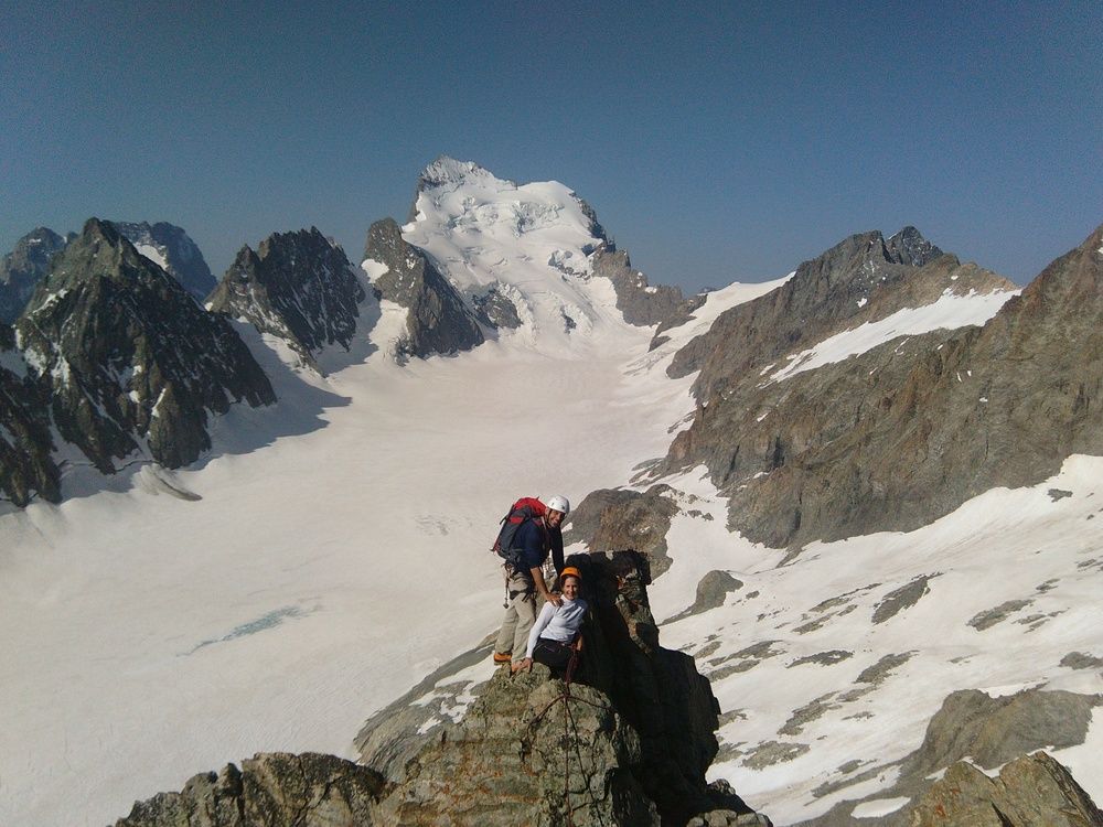 Arête sud - Pic du Glacier Blanc