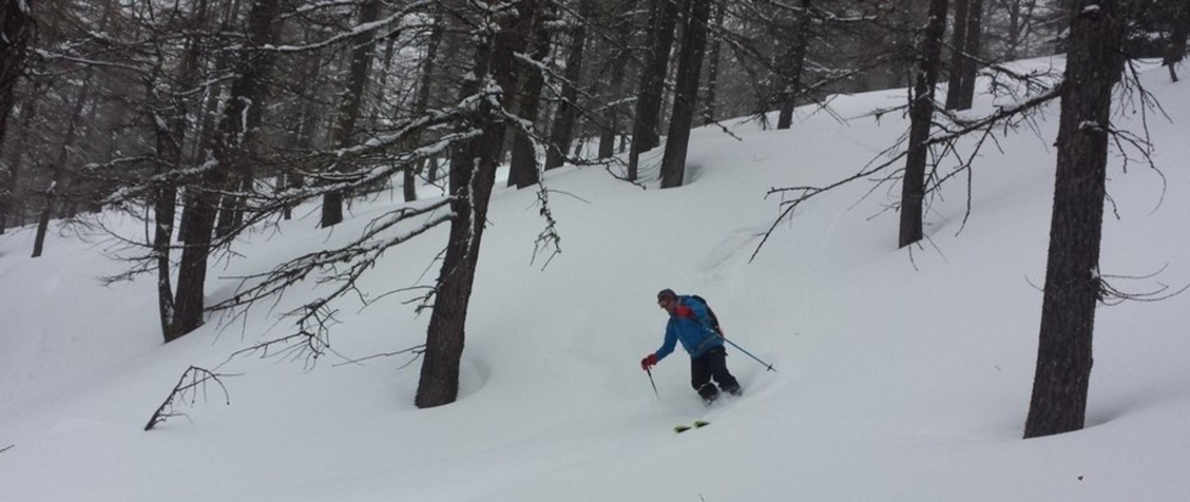 Hors-piste - Abriès - Eddy kiffe!