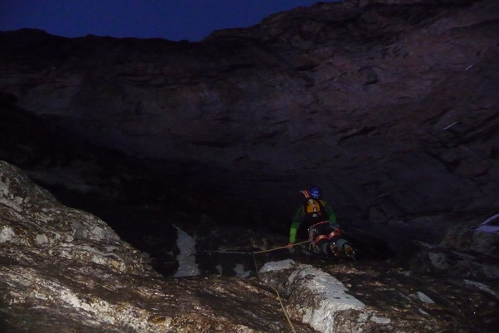 Eiger - Sous la Rote Fluh, avant la fissure difficile