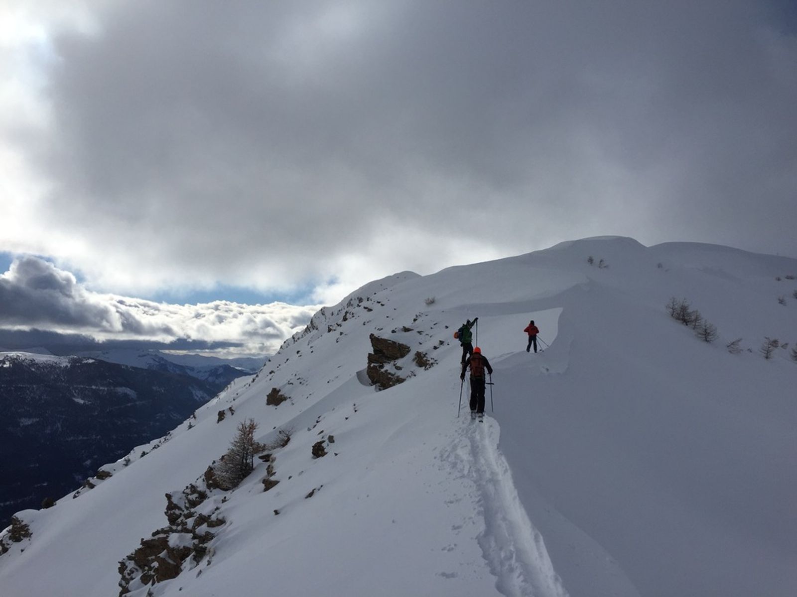 Free-rando-Crévoux - Another trip along the ridge