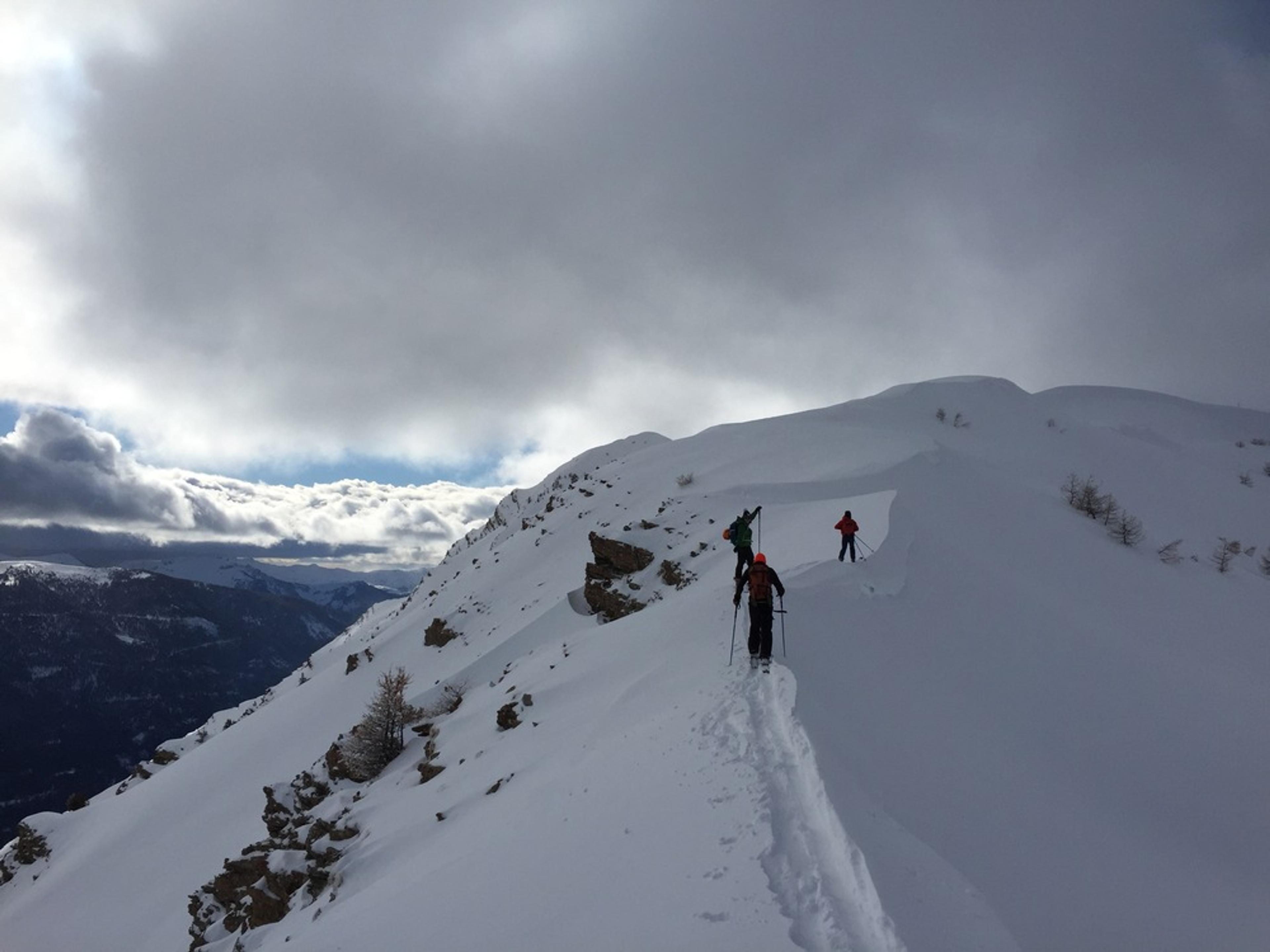 Free-rando-Crévoux - Un trip de plus sur l'arête