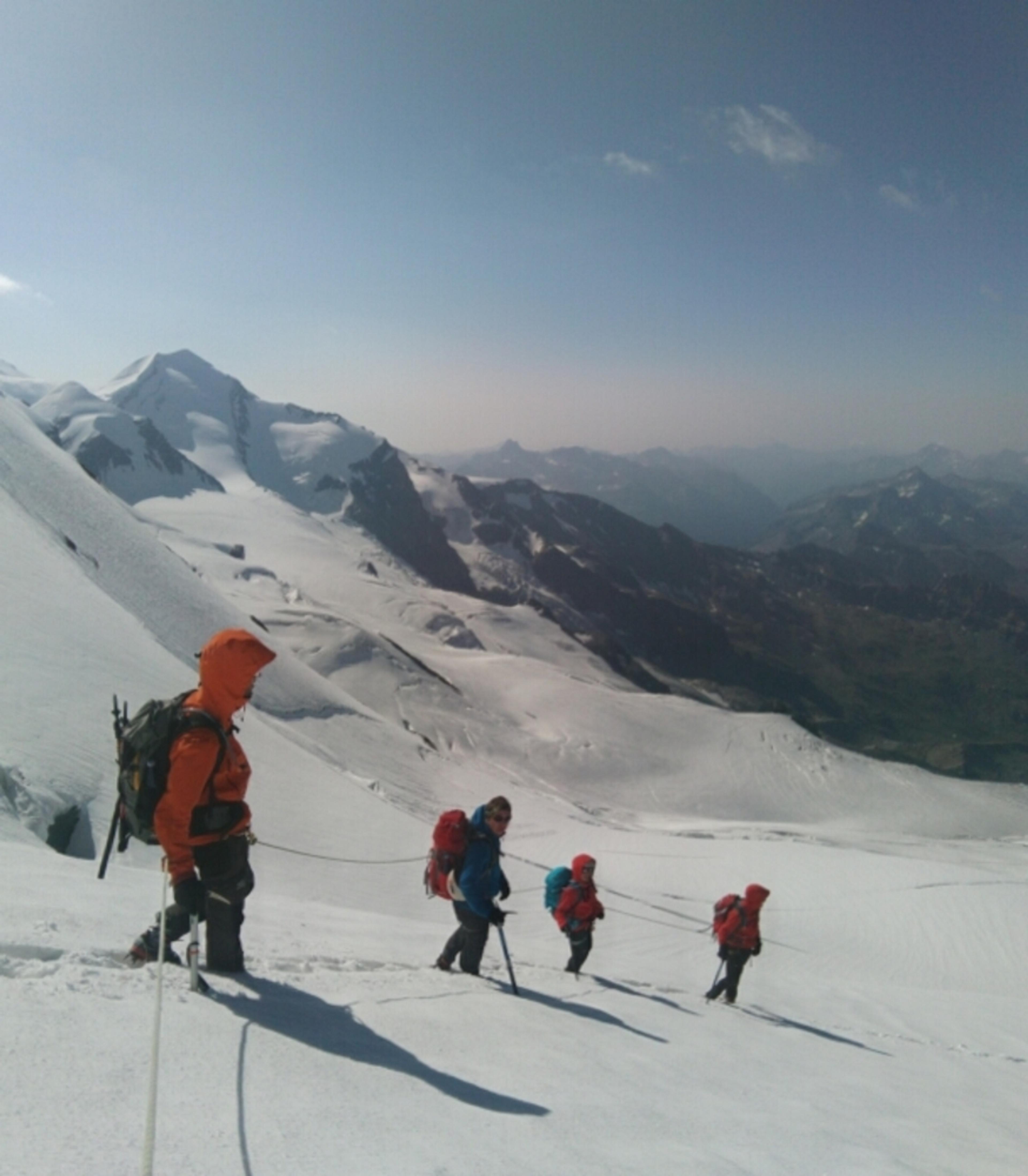 Breithorn - descente