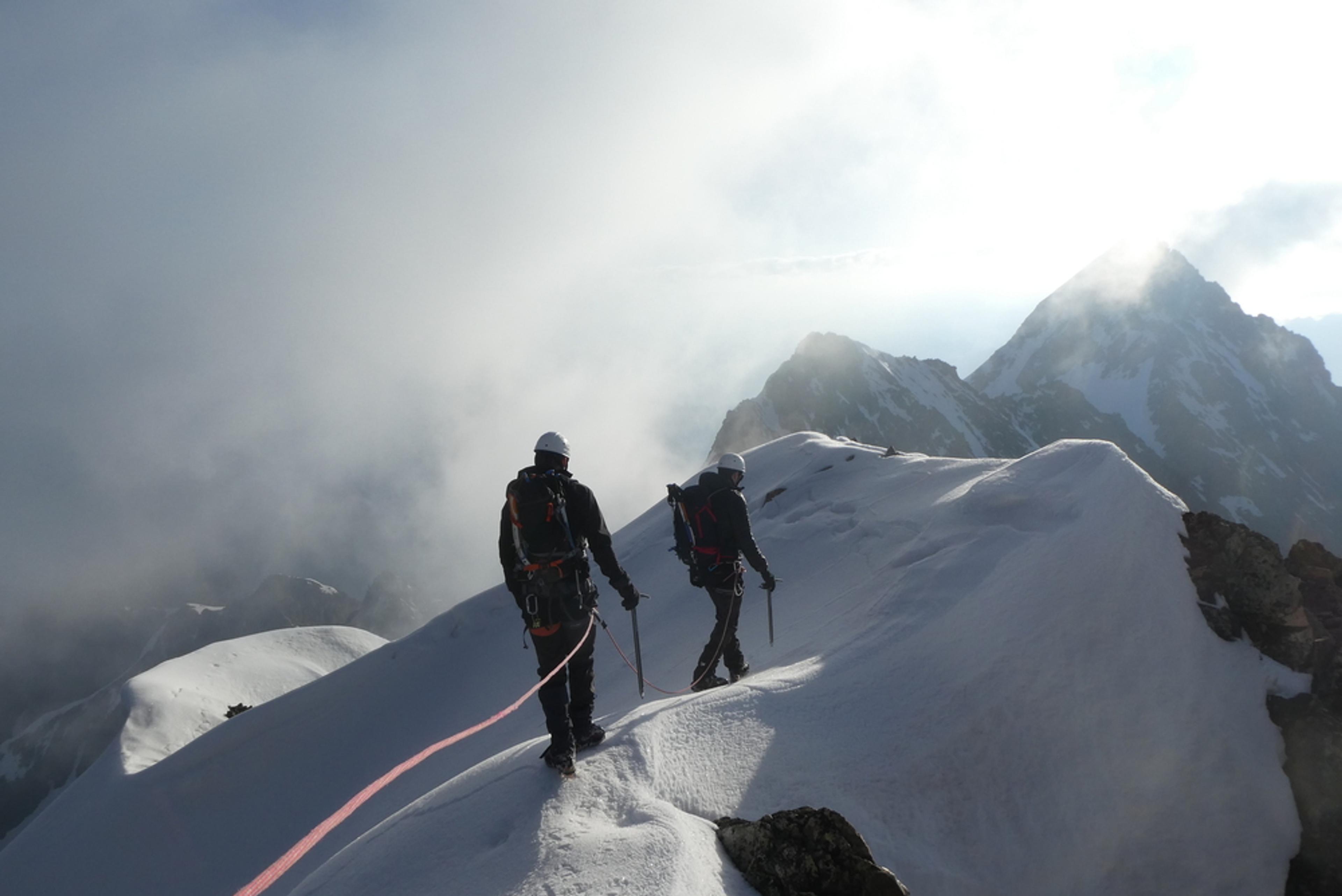 Roche Paillon Emile Pic - Début de la traversée