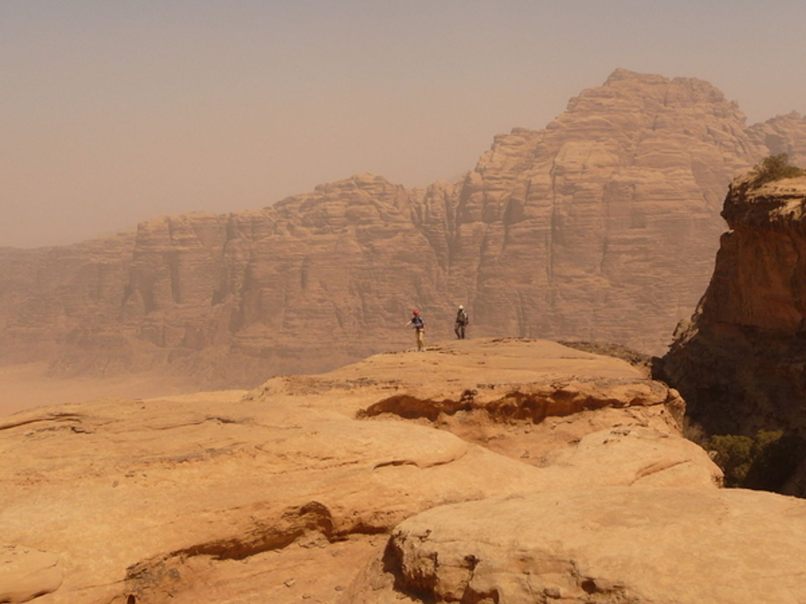 Traversée Jebel Rum - Quelque part entre un Siq et un wadi