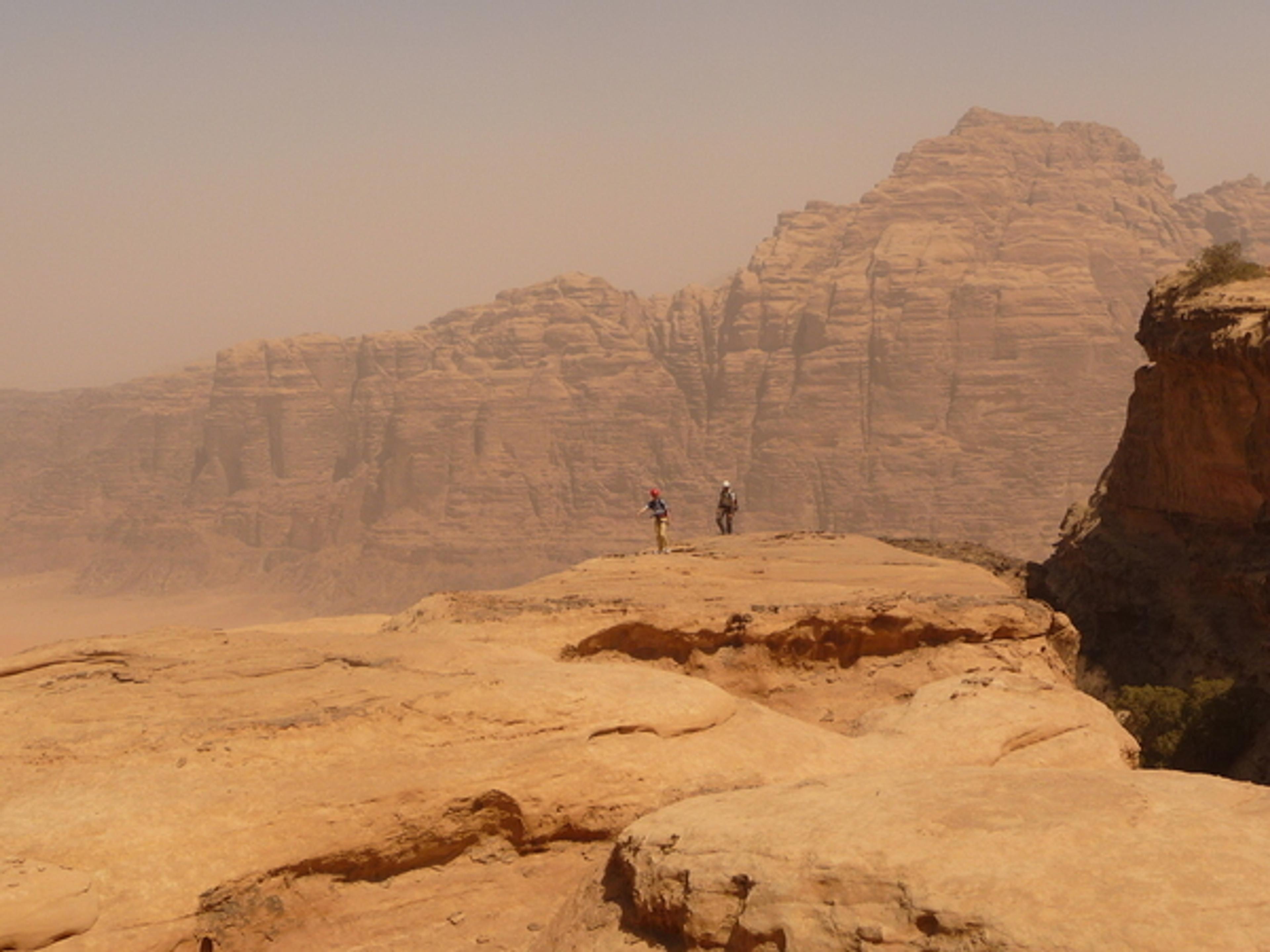 Traversée Jebel Rum - Quelque part entre un Siq et un wadi